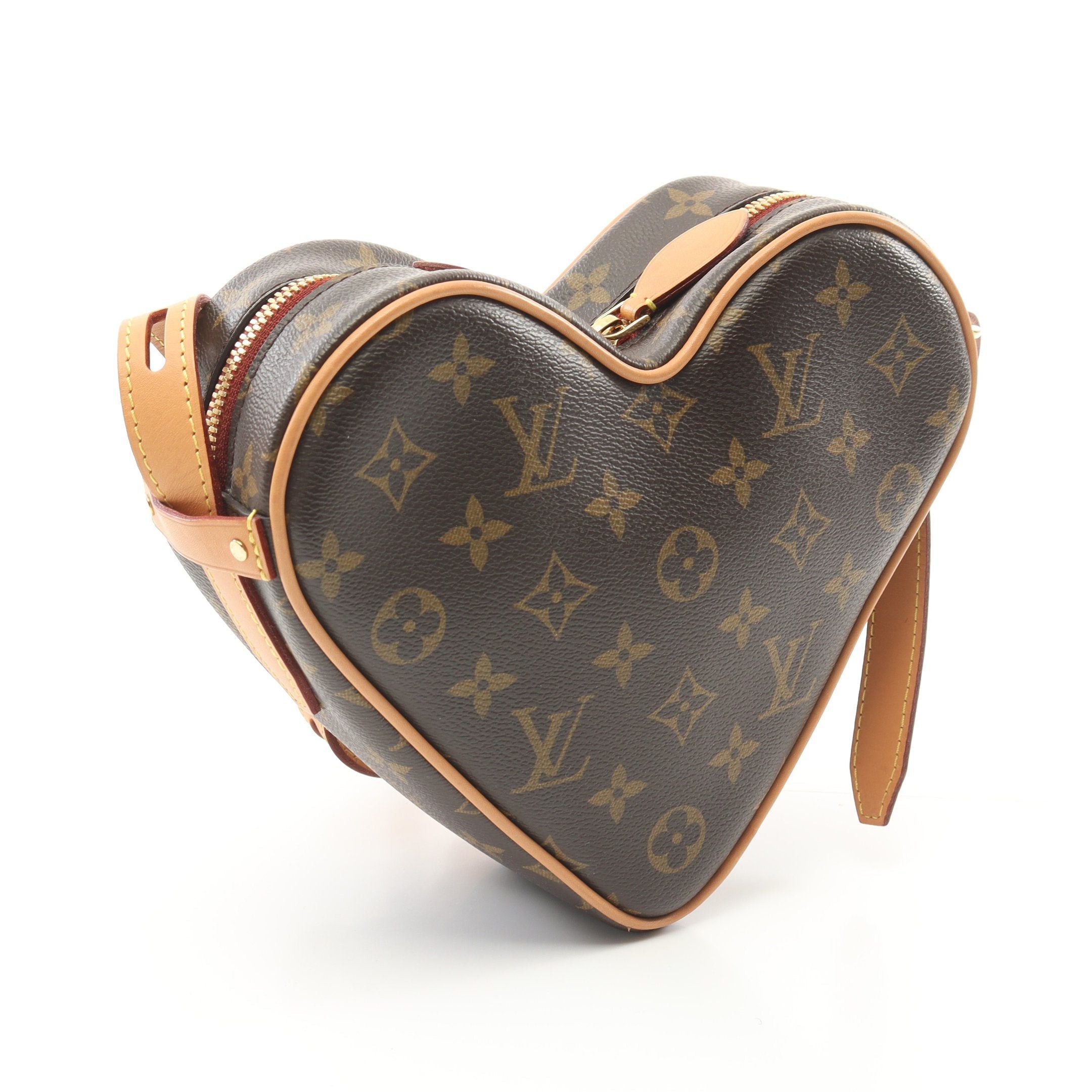 Louis Vuitton Louis Vuitton Sack Cool Monogram Shoulder Bag Leather Brown Heart Size ONE SIZE - 2 Thumbnail