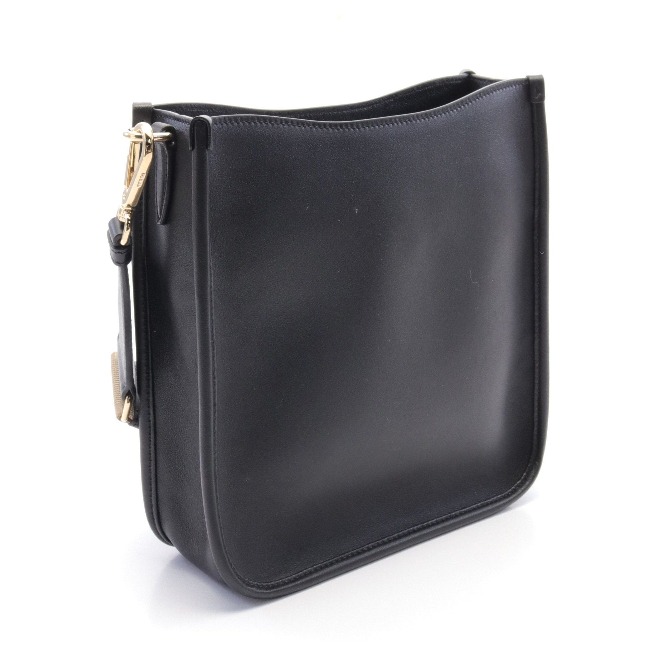 Prada Prada Shoulder Bag Leather Black Size ONE SIZE - 2 Thumbnail