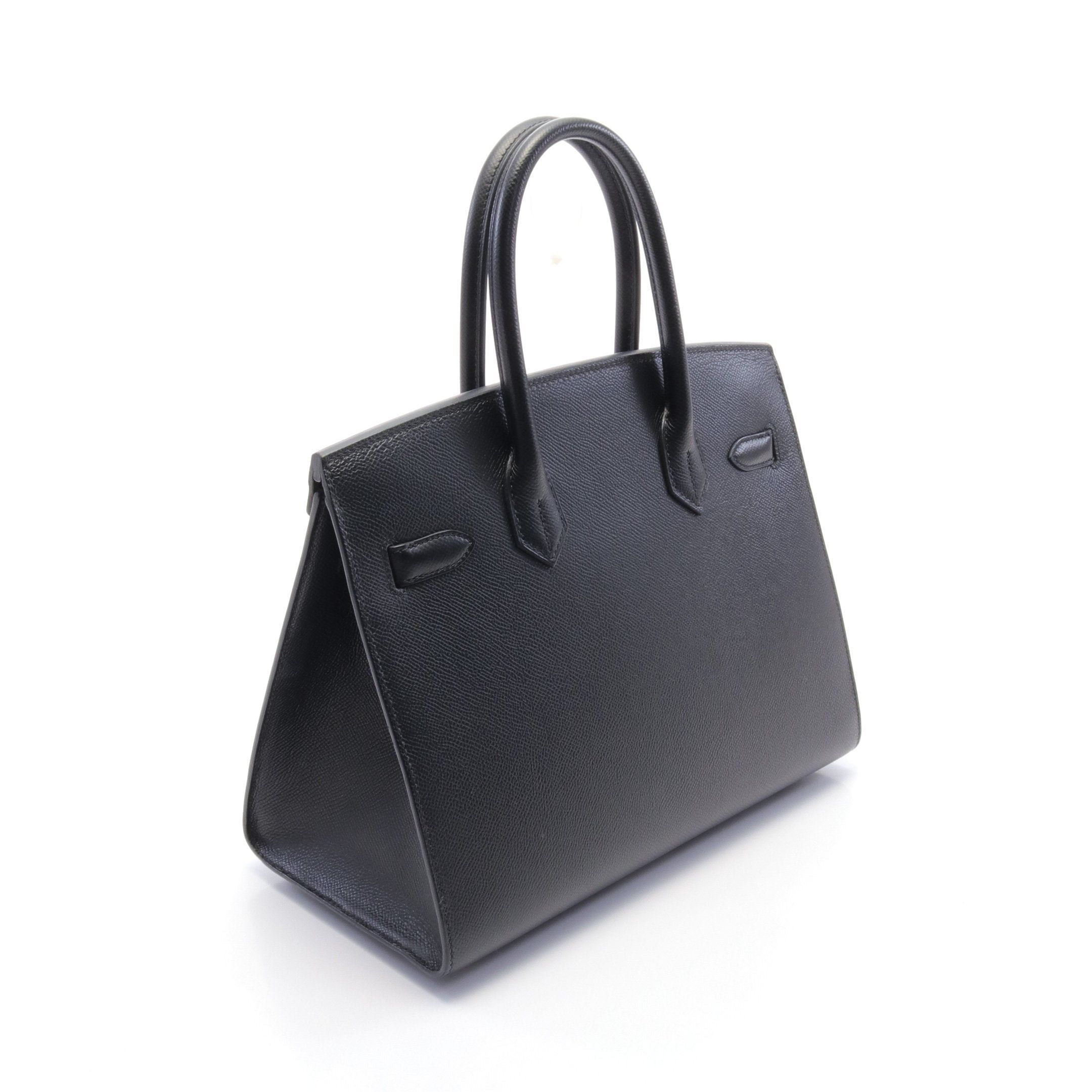 Hermes Hermes Birkin 30 Serie Handbag Veau Epsom Black Gold Hardware U Stamp Size ONE SIZE - 2 Thumbnail