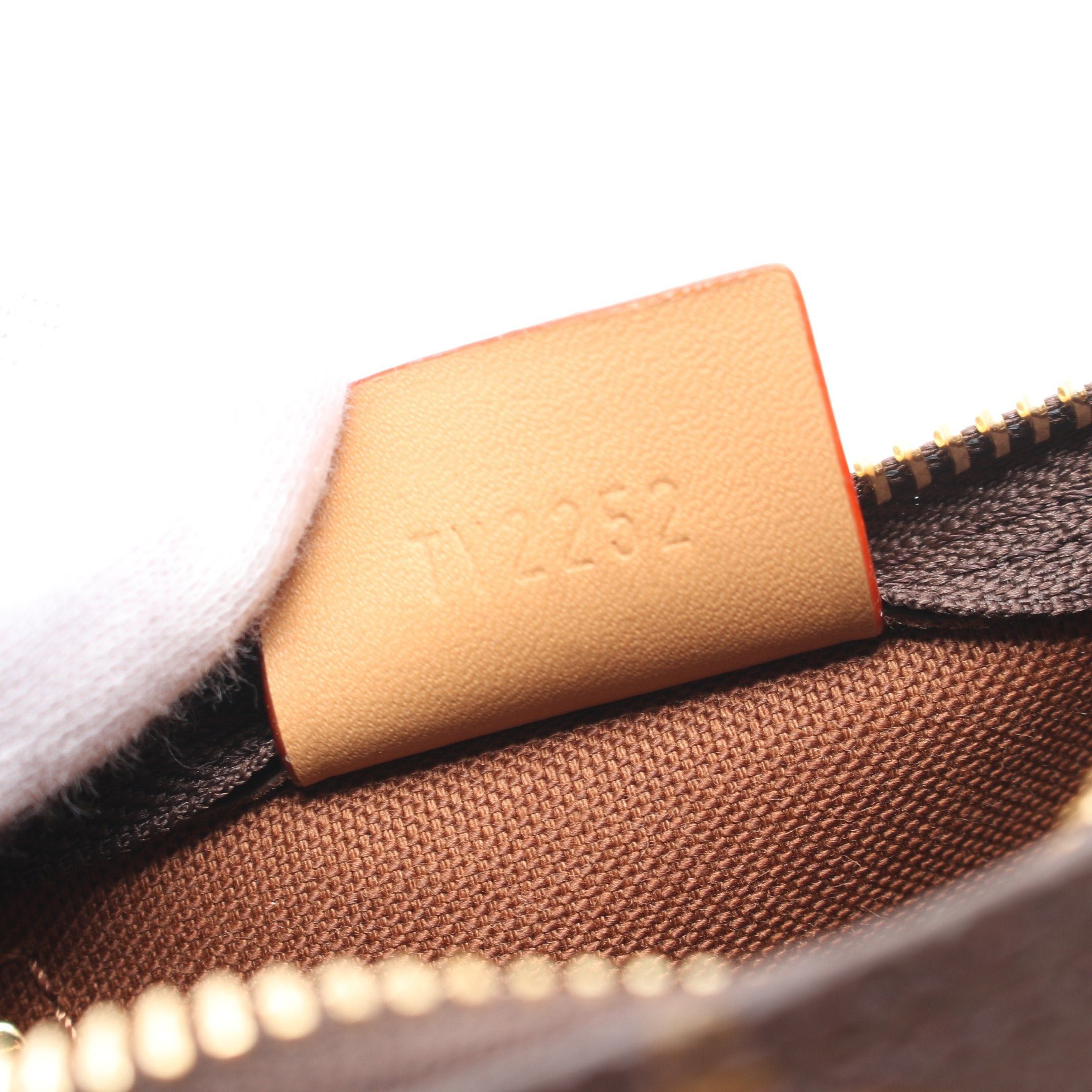 Louis Vuitton Louis Vuitton Nano Speedy Monogram Handbag Leather Brown Size ONE SIZE - 5 Thumbnail