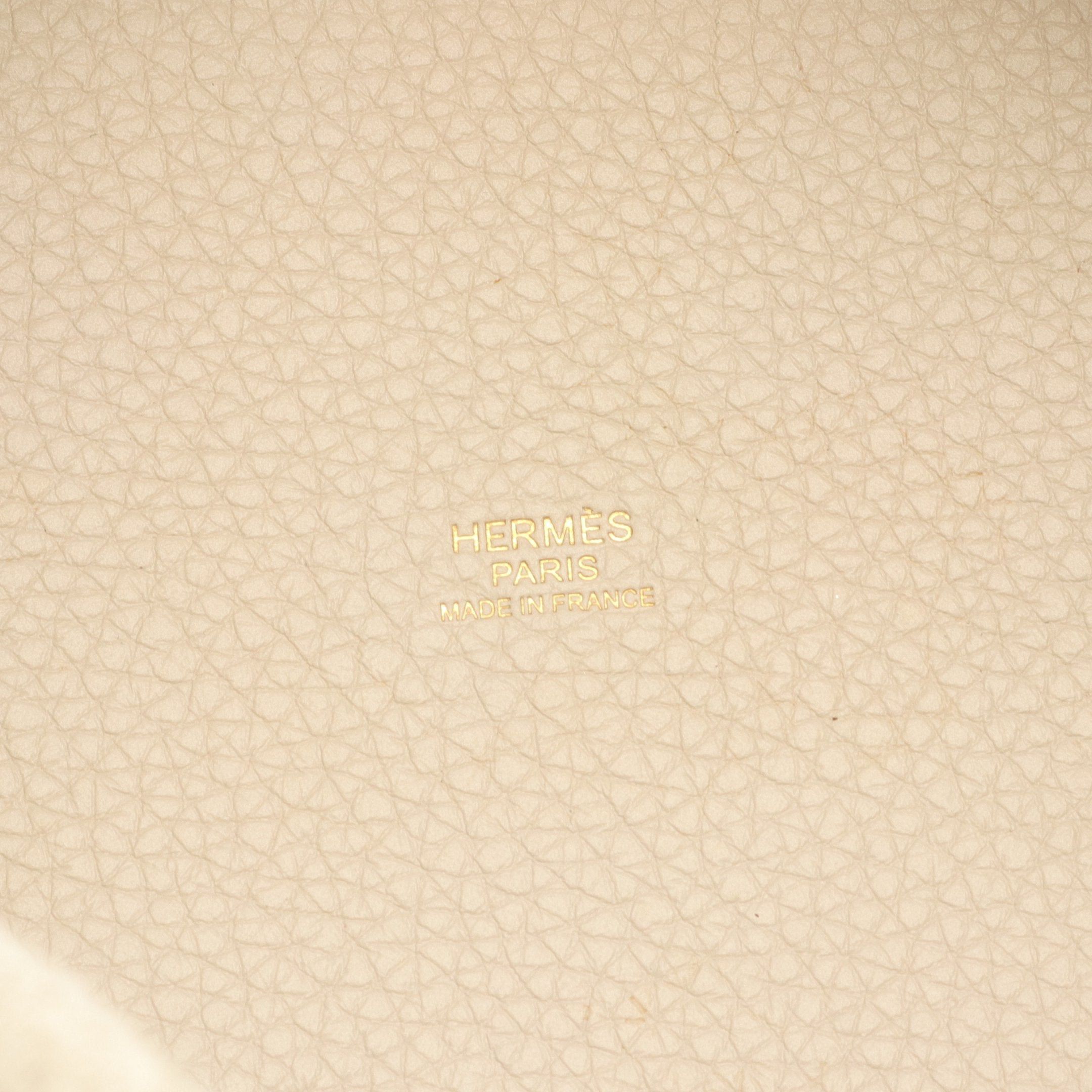 Hermes Hermes Picotan Lock Pm Betton Handbag Clemence Leather Ivory Gold Hardware U Stamp Size ONE SIZE - 4 Thumbnail