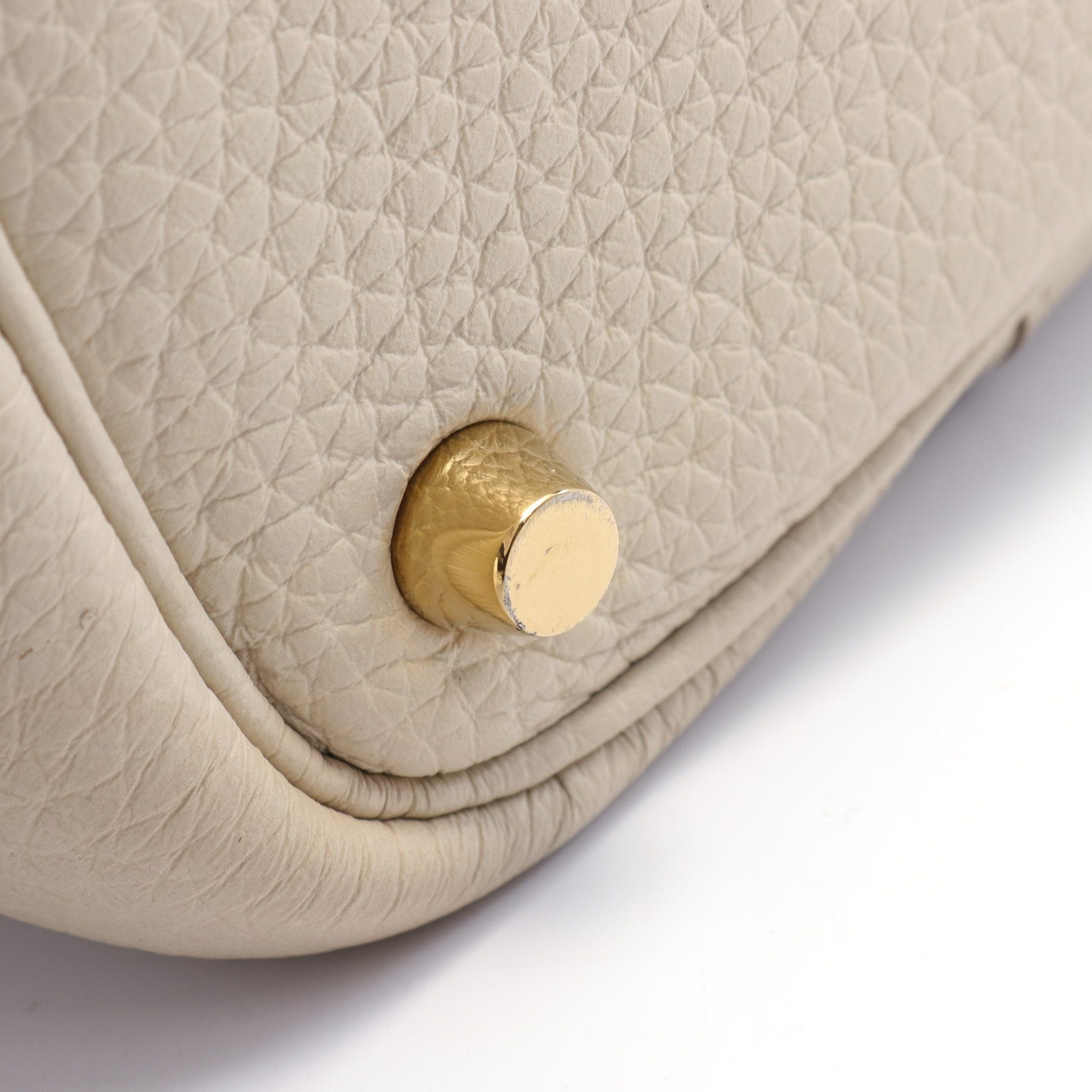 Hermes Hermes Picotan Lock Pm Betton Handbag Clemence Leather Ivory Gold Hardware U Stamp Size ONE SIZE - 8 Thumbnail
