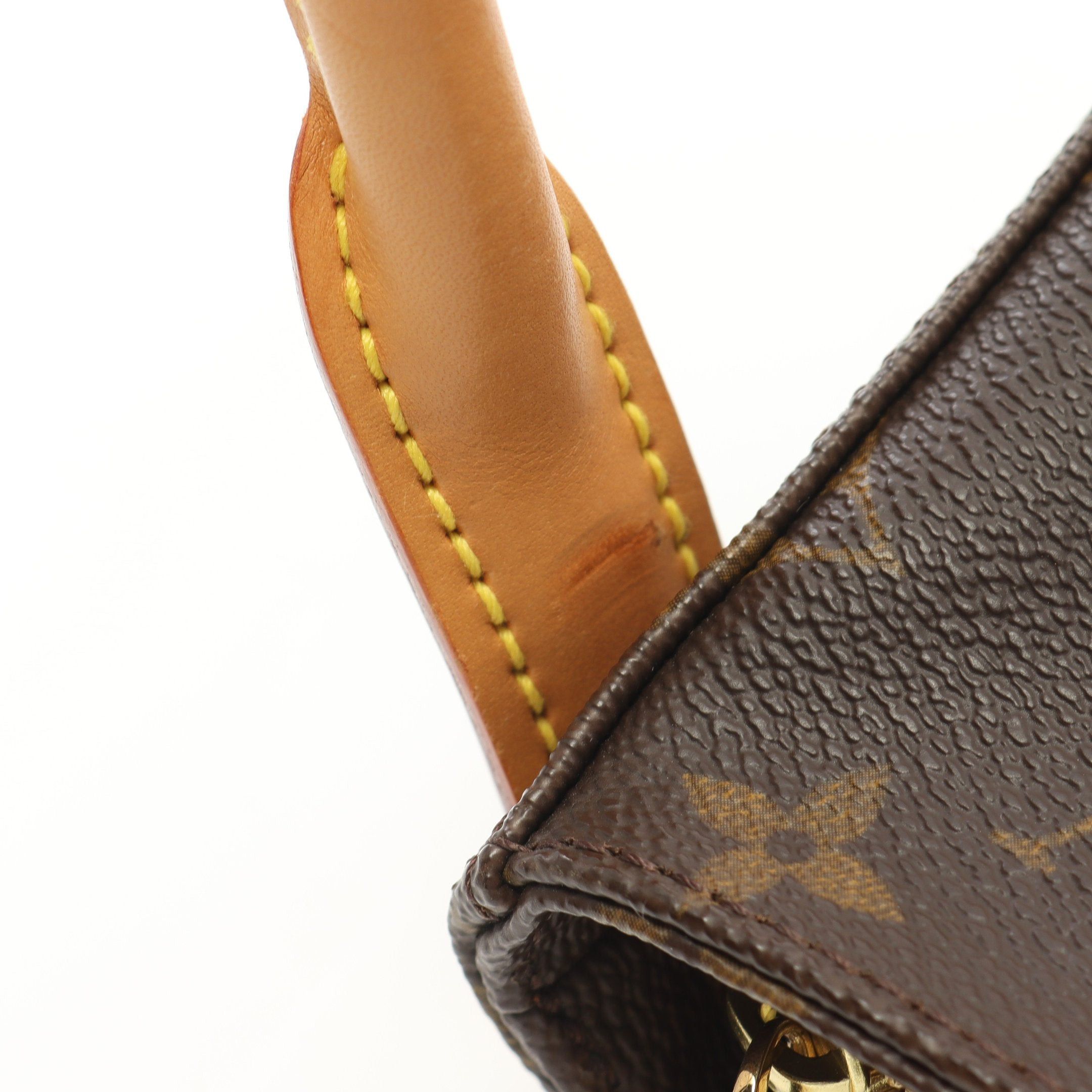 Louis Vuitton Louis Vuitton Looping Mm Monogram Shoulder Bag Leather Brown Size ONE SIZE - 9 Thumbnail