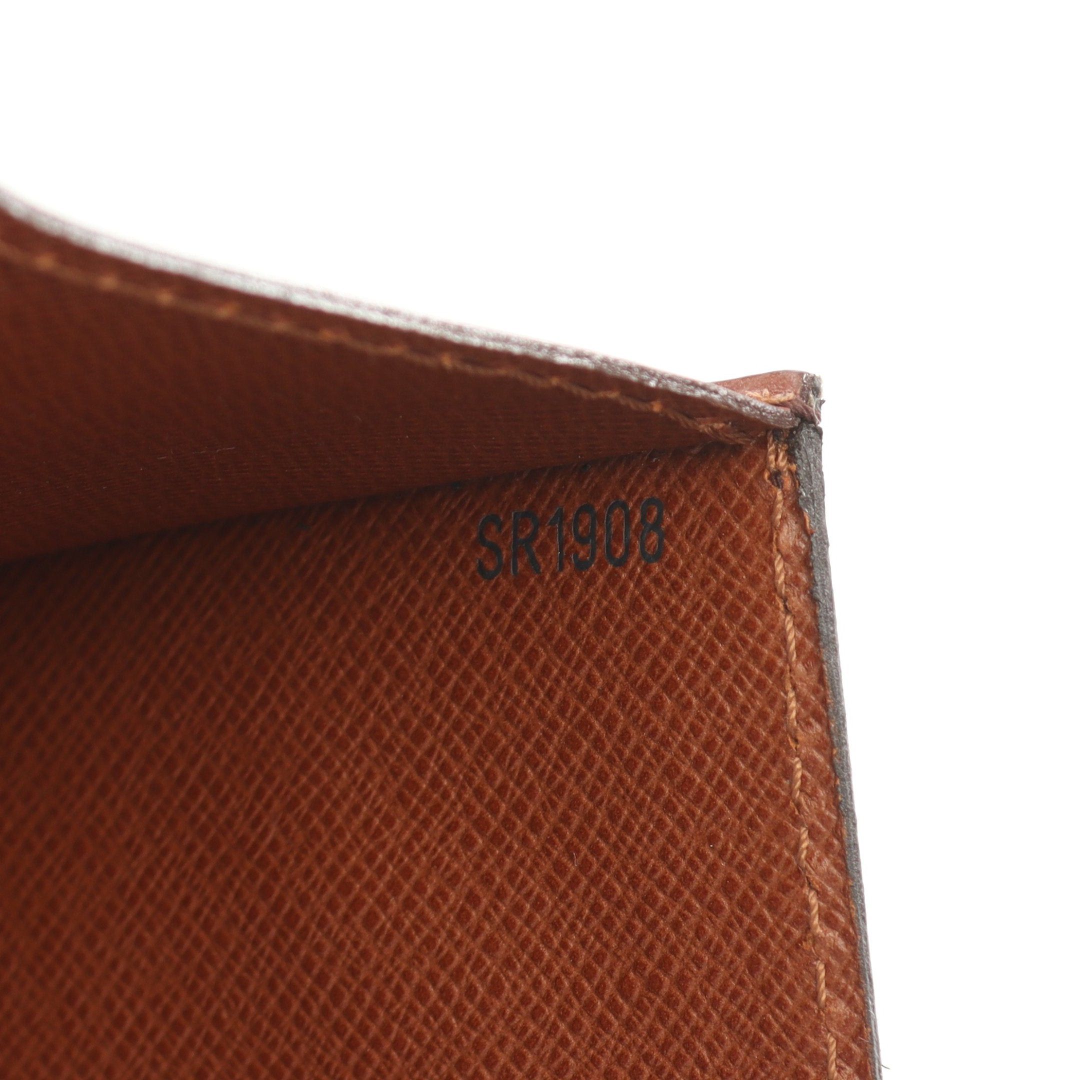 Louis Vuitton Louis Vuitton Monceau Monogram Handbag Leather Brown Size ONE SIZE - 5 Thumbnail