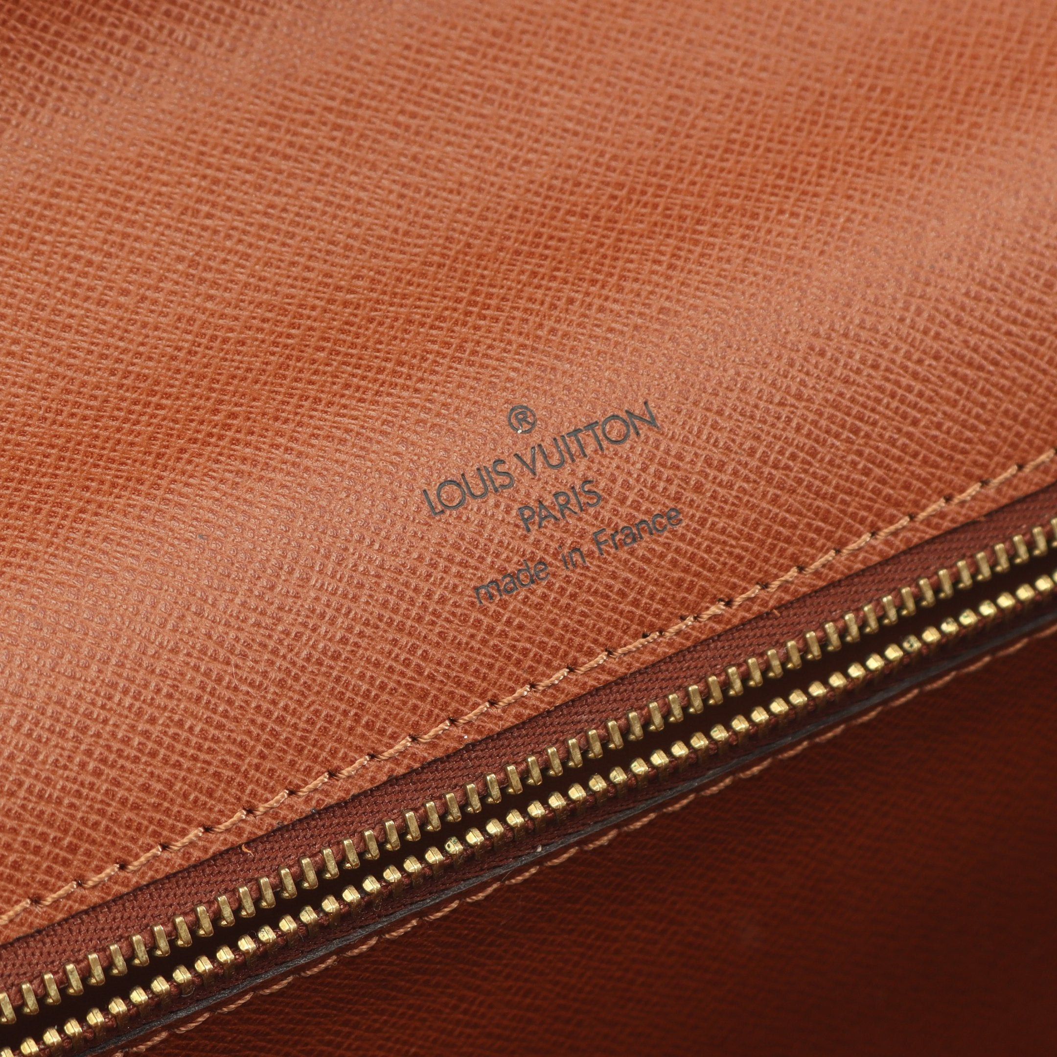 Louis Vuitton Louis Vuitton Monceau Monogram Handbag Leather Brown Size ONE SIZE - 4 Thumbnail
