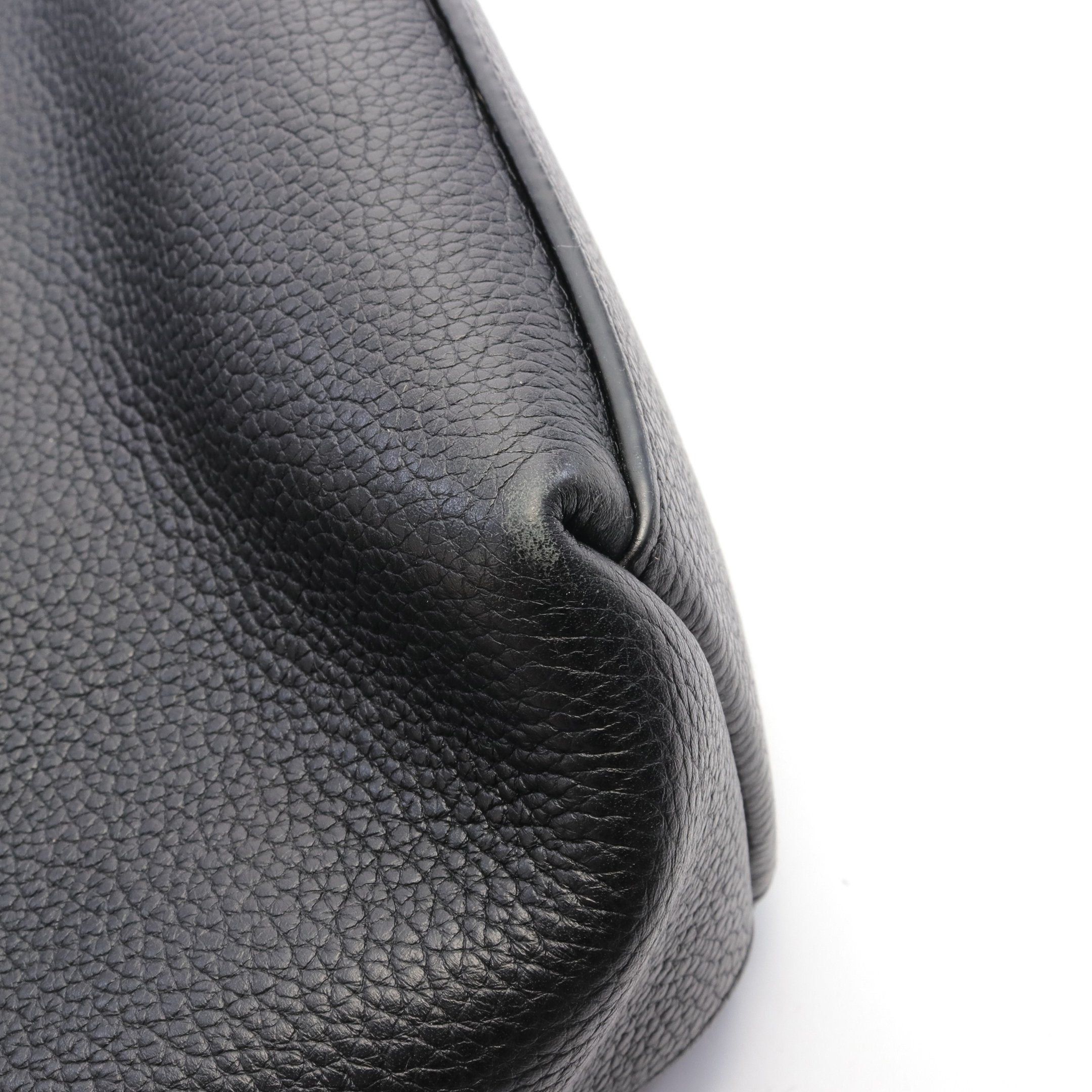 Louis Vuitton Louis Vuitton Hippopotamus Voyage Noir Shoulder Bag Tote Leather Black Size ONE SIZE - 8 Thumbnail