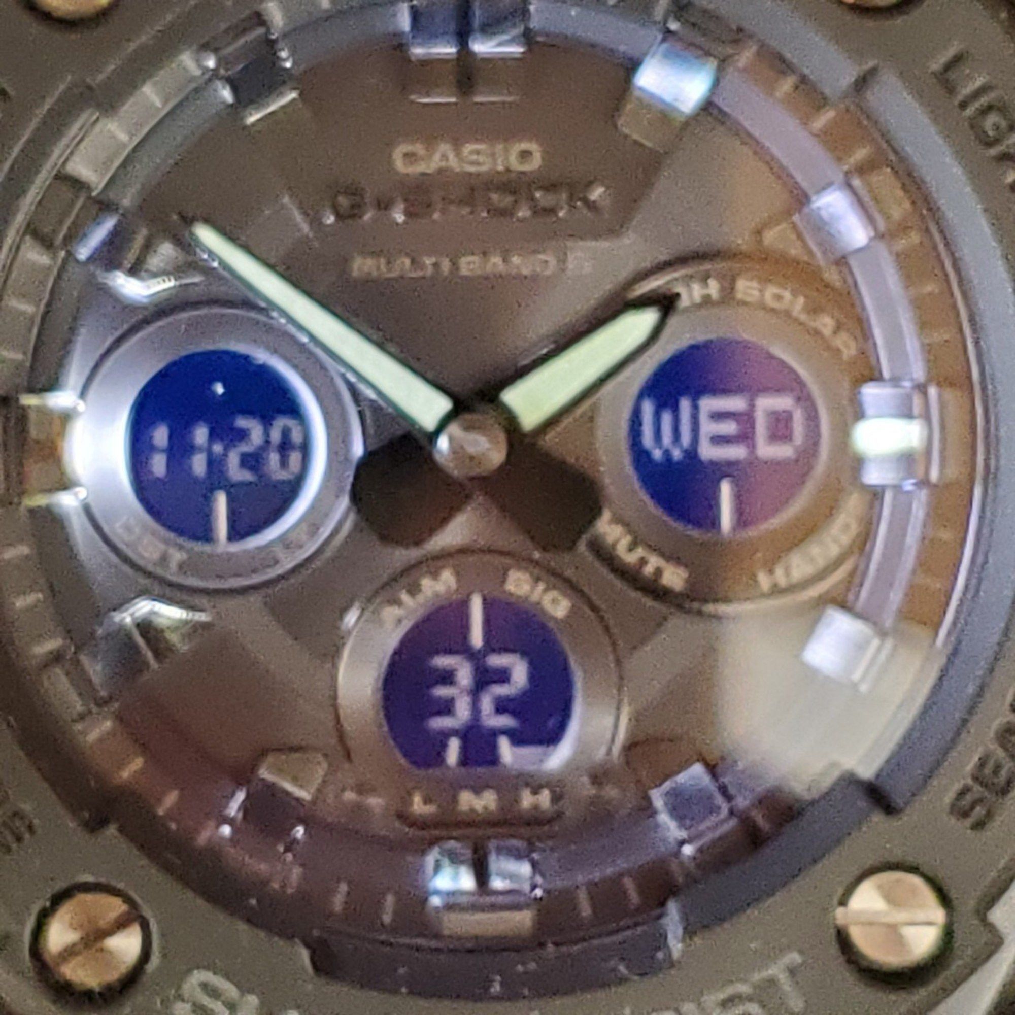 Casio G-SHOCK Casio Watch GST-W300G-1A1 G-STEEL Radio Solar G-Steel Ana-Digi Black Mid-Size Tough Kaizuka Store Size ONE SIZE - 8 Thumbnail