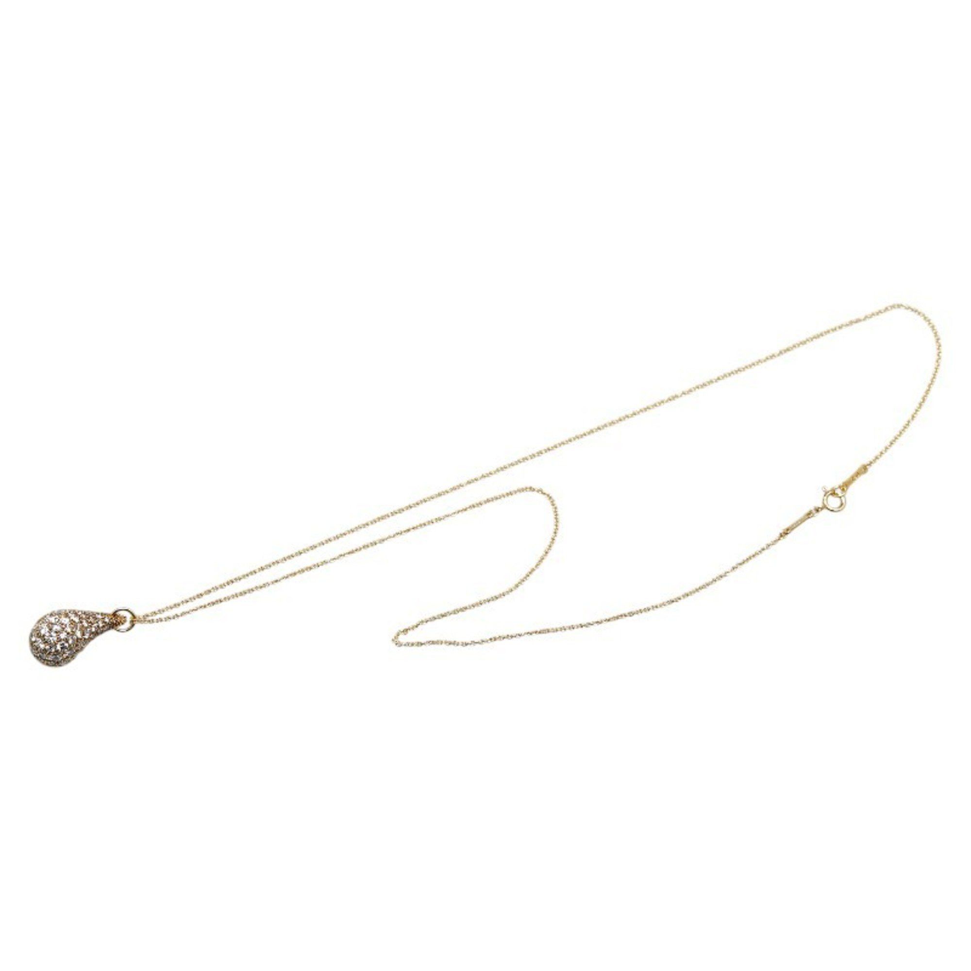 Tiffany & Co. Tiffany Elsa Peretti teardrop Bave diamond necklace K18YG yellow gold for women TIFFANY&Co. Size ONE SIZE - 3 Thumbnail
