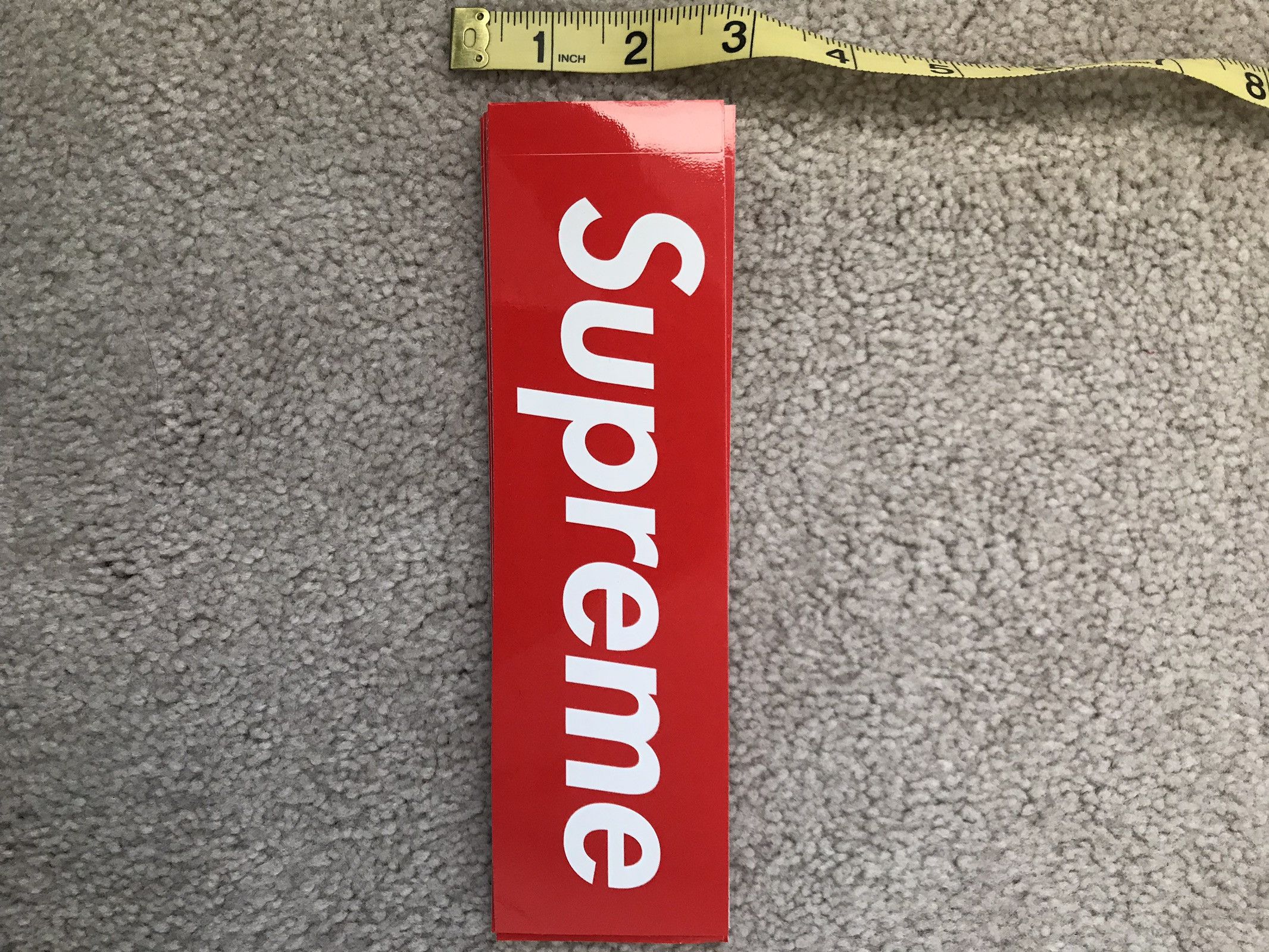 Supreme Box Logo Sticker Size ONE SIZE - 1 Preview