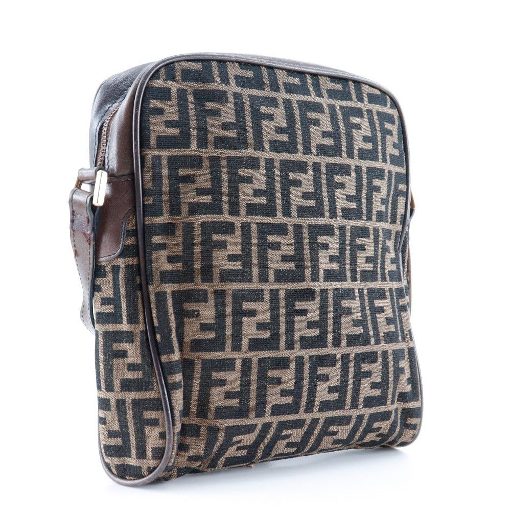 Fendi Brown Canvas Shoulder Bag (Pre-Owned) Size ONE SIZE - 2 Thumbnail