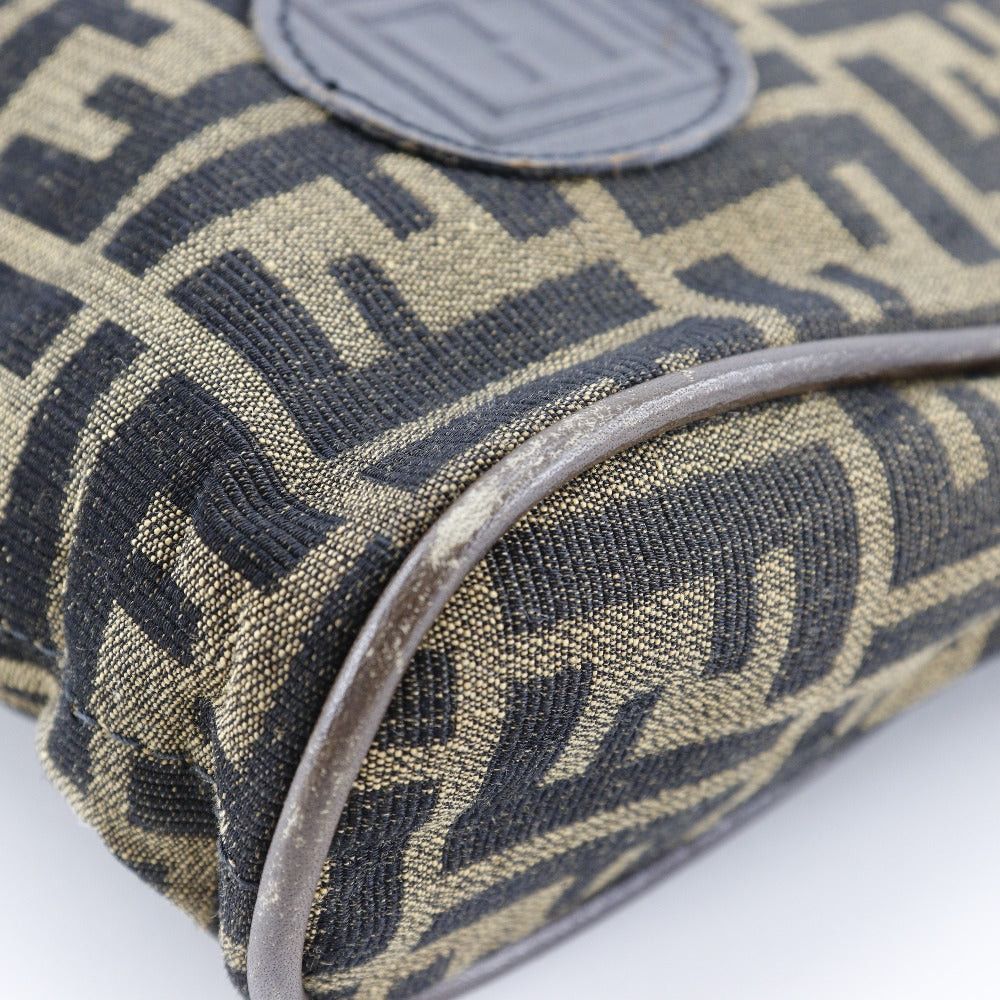 Fendi Brown Canvas Shoulder Bag (Pre-Owned) Size ONE SIZE - 4 Thumbnail