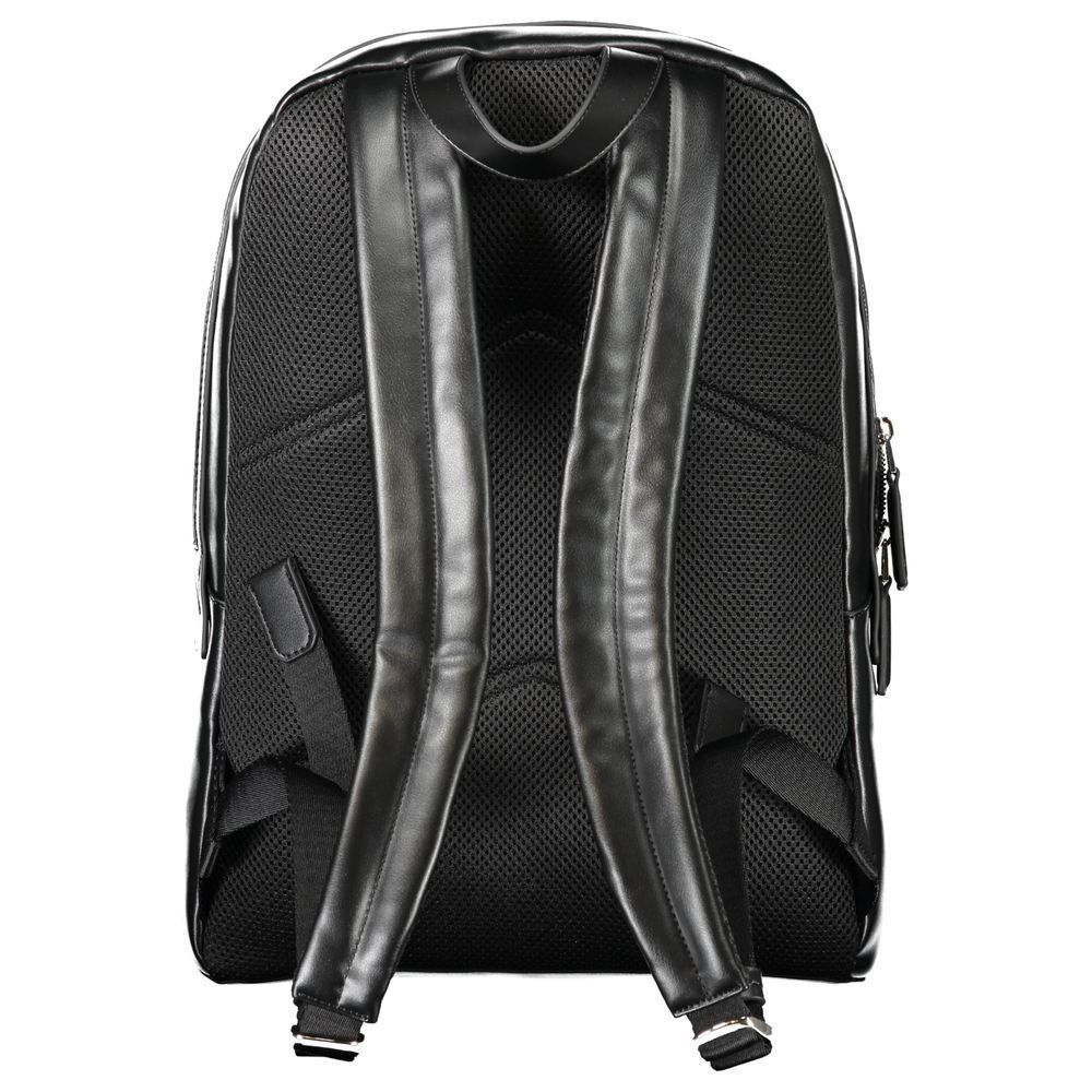 Calvin Klein Black Polyester Men's Backpack Size ONE SIZE - 3 Thumbnail