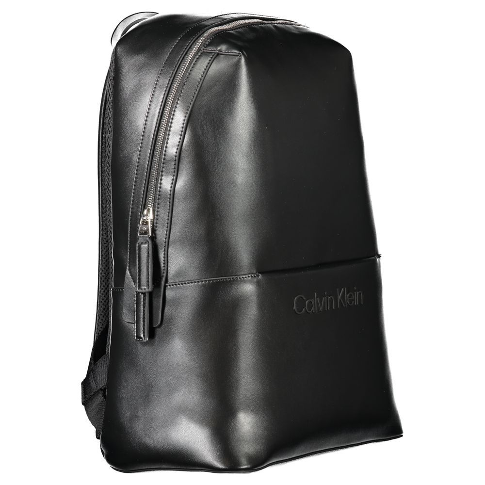 Calvin Klein Black Polyester Men's Backpack Size ONE SIZE - 2 Thumbnail