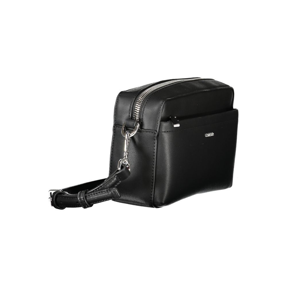 Calvin Klein Black Polyester Women's Handbag Size ONE SIZE - 3 Thumbnail