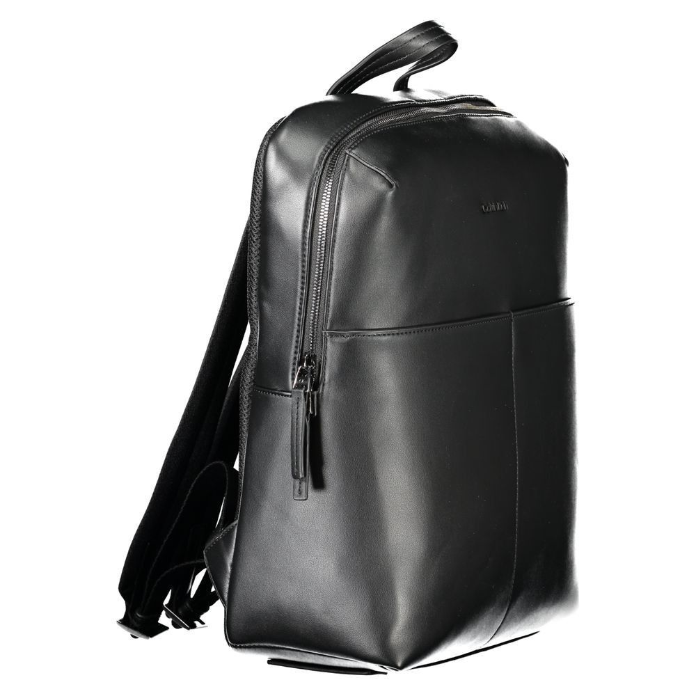 Calvin Klein Black Polyethylene Men's Backpack Size ONE SIZE - 3 Thumbnail