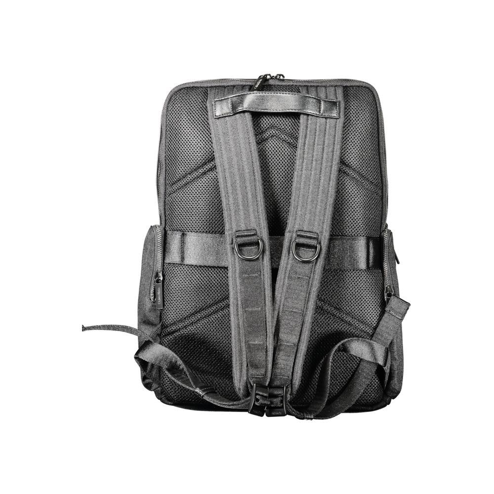 Calvin Klein Black Polyester Men's Backpack Size ONE SIZE - 2 Thumbnail