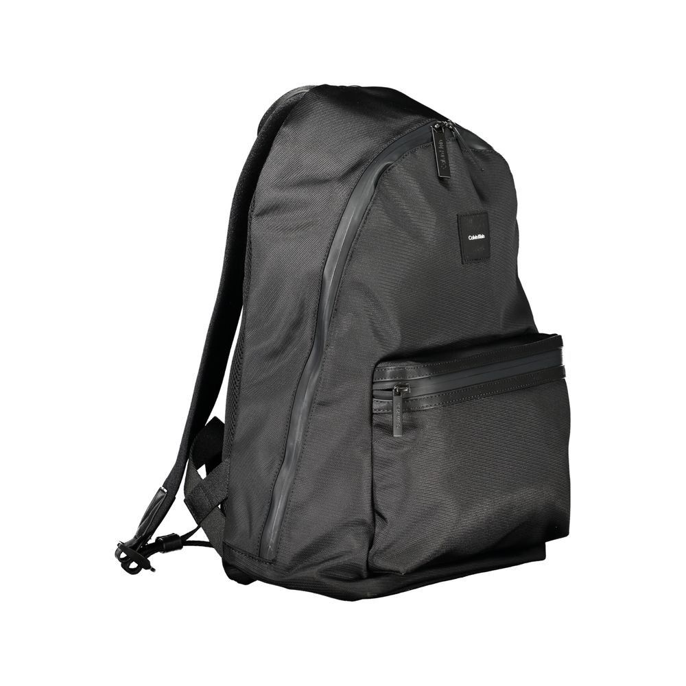 Calvin Klein Black Polyester Men's Backpack Size ONE SIZE - 3 Thumbnail