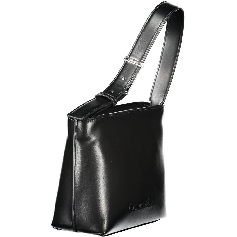 Calvin Klein Black Polyester Women's Handbag Size ONE SIZE - 3 Thumbnail