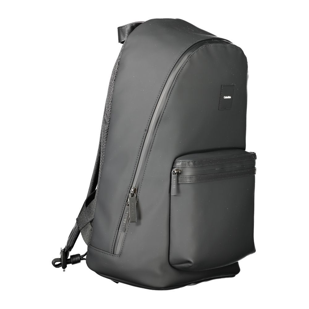 Calvin Klein Black Polyester Men's Backpack Size ONE SIZE - 3 Thumbnail