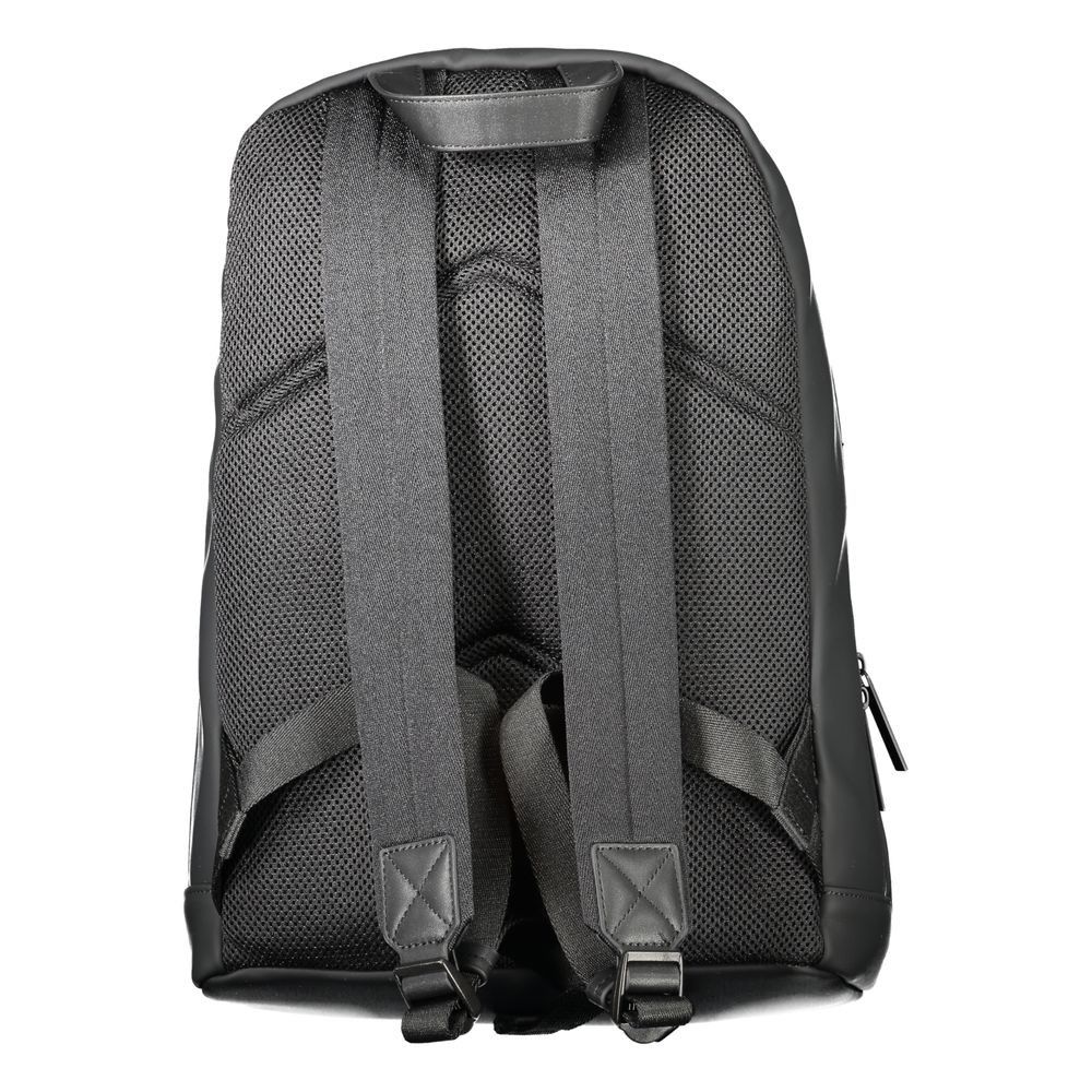 Calvin Klein Black Polyester Men's Backpack Size ONE SIZE - 2 Thumbnail