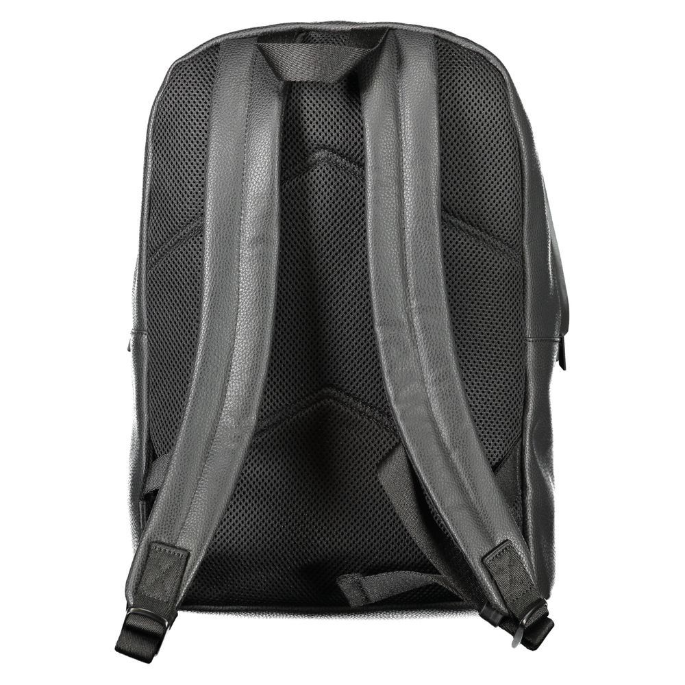 Calvin Klein Black Polyester Men's Backpack Size ONE SIZE - 2 Thumbnail