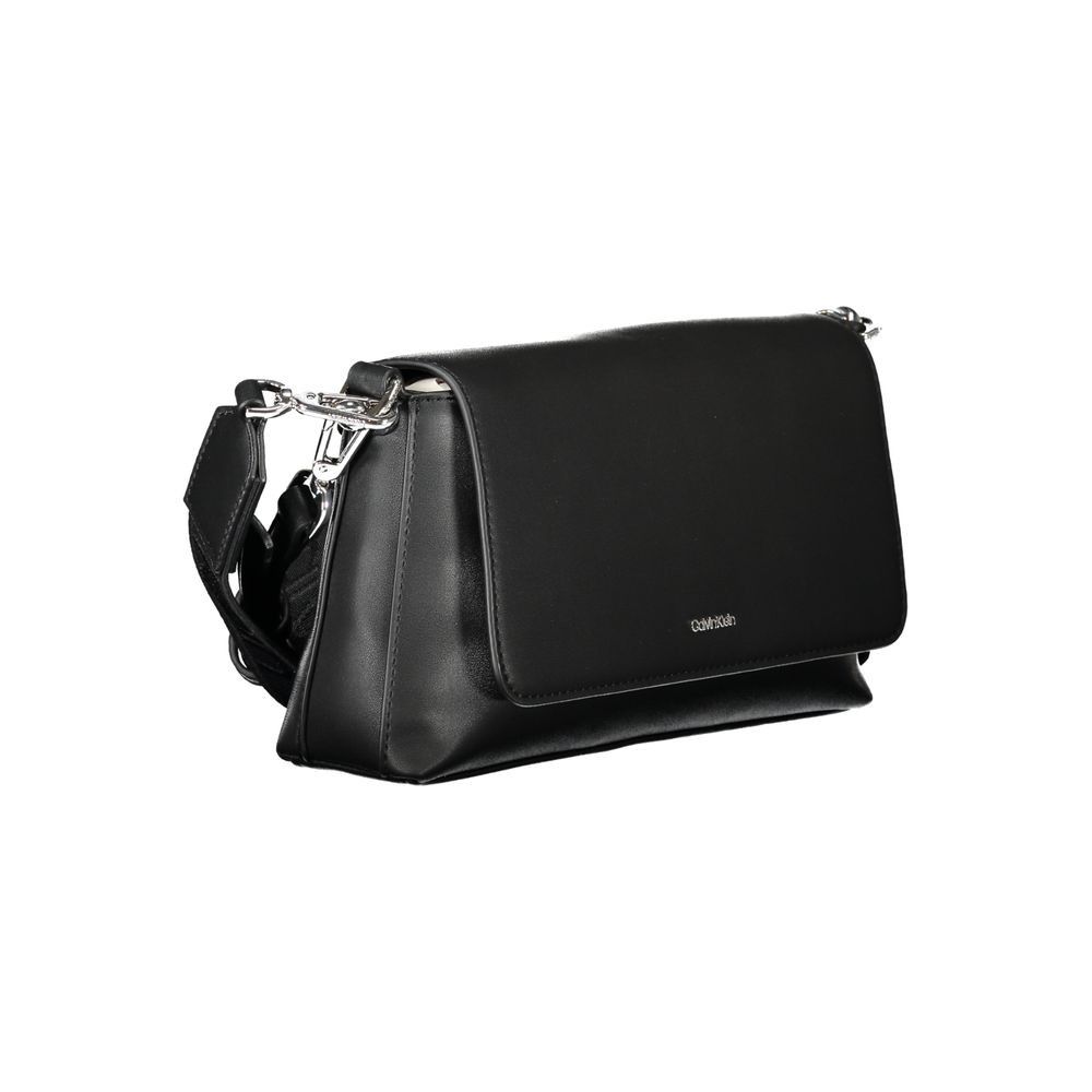 Calvin Klein Black Polyester Women's Handbag Size ONE SIZE - 3 Thumbnail