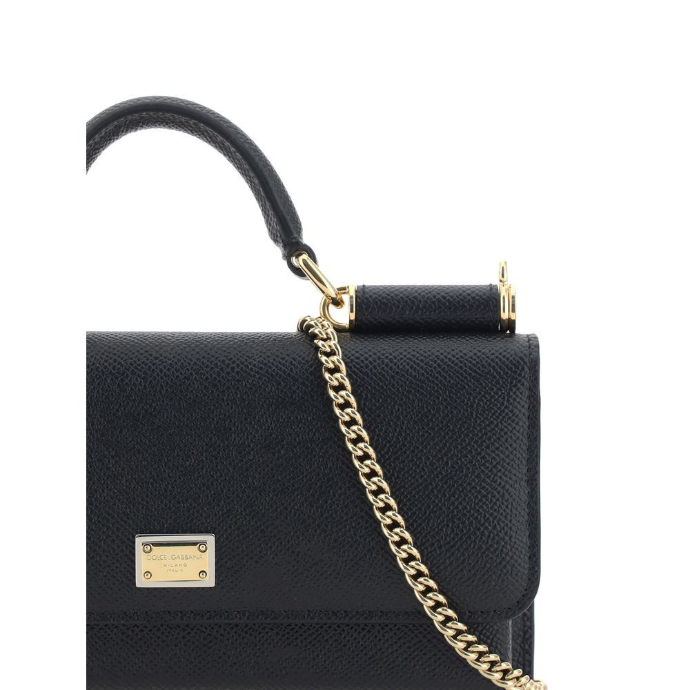 Dolce & Gabbana Micro Sicily Shoulder Women's Bag Size ONE SIZE - 4 Thumbnail