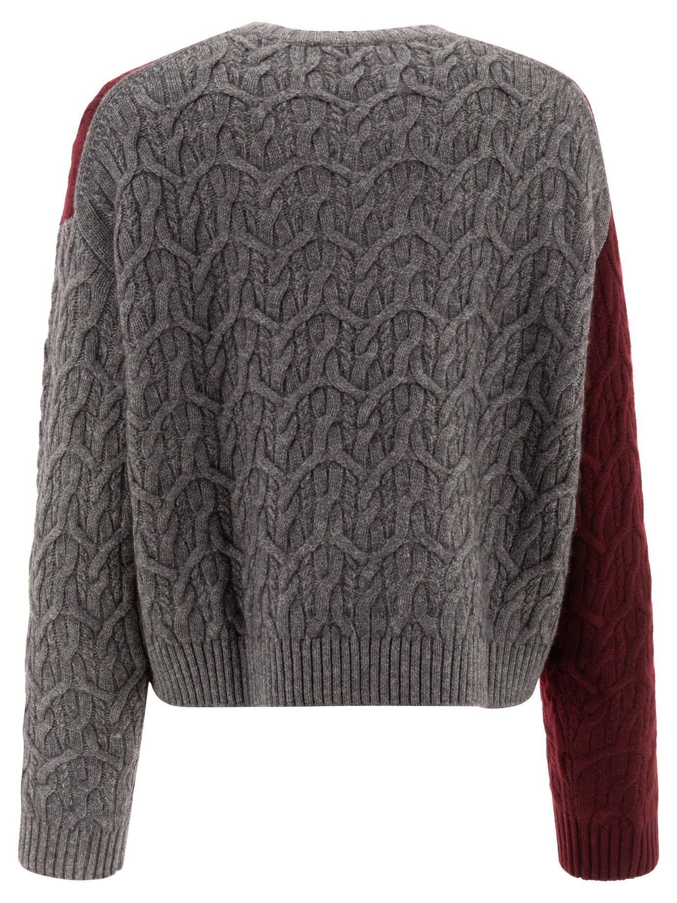 Ganni Bi-Color Crewneck Sweater Size S / US 4 / IT 40 - 2 Thumbnail