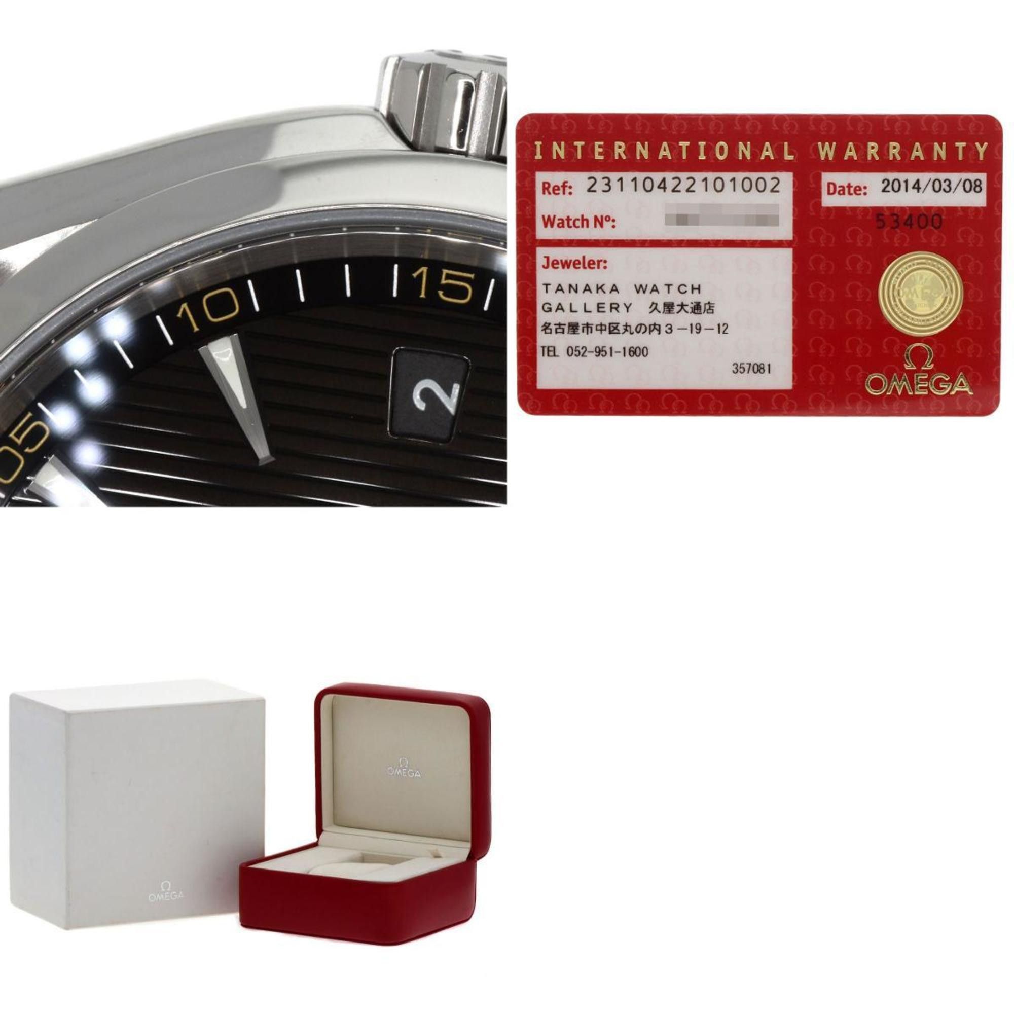 Omega Omega 231.10.42.21.01.002 Seamaster Aqua Terra 15000 Gauss Watch Stainless Steel SS Men's Size ONE SIZE - 10 Thumbnail