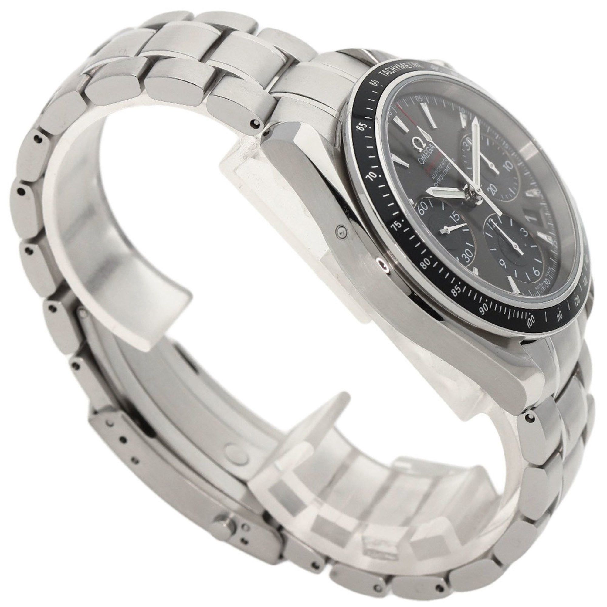 Omega Omega 323.30.40.40.06.001 Speedmaster Date Watch Stainless Steel SS Men's Size ONE SIZE - 2 Thumbnail
