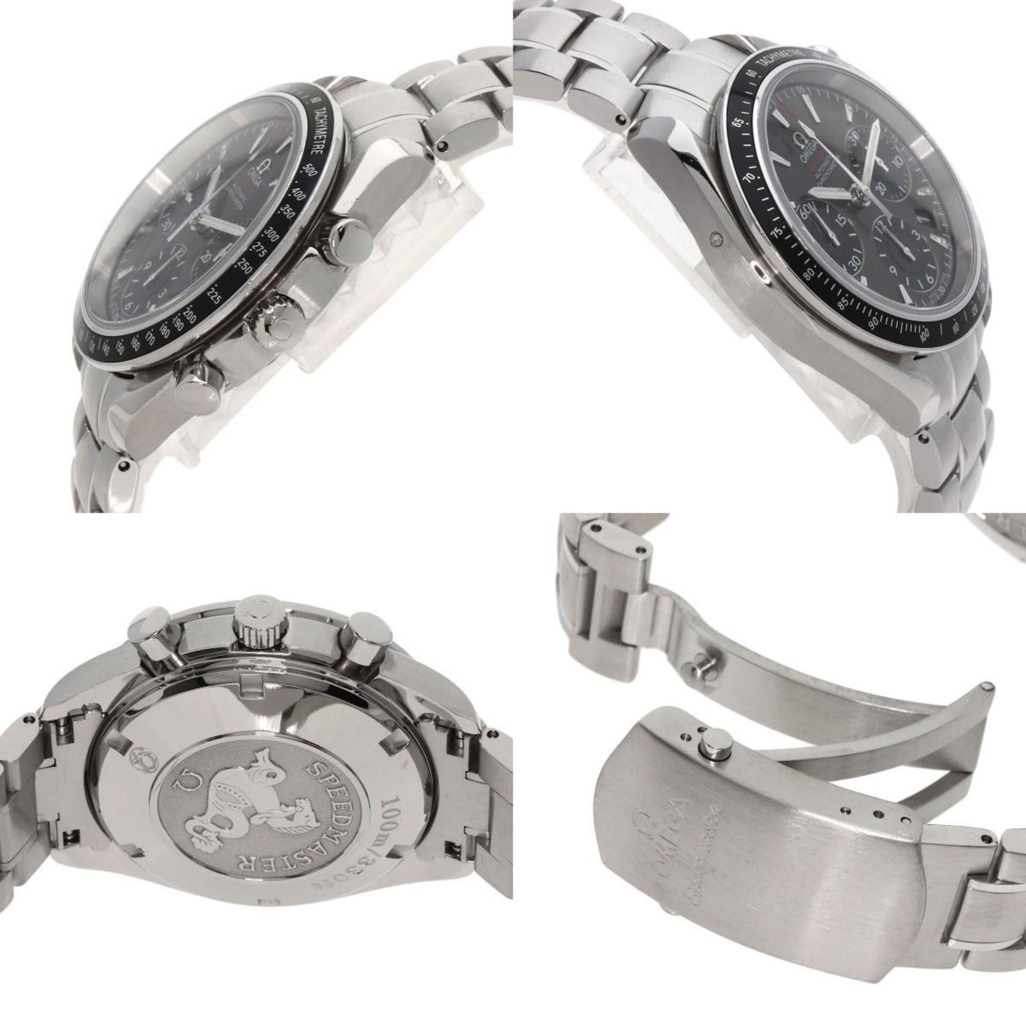 Omega Omega 323.30.40.40.06.001 Speedmaster Date Watch Stainless Steel SS Men's Size ONE SIZE - 5 Thumbnail
