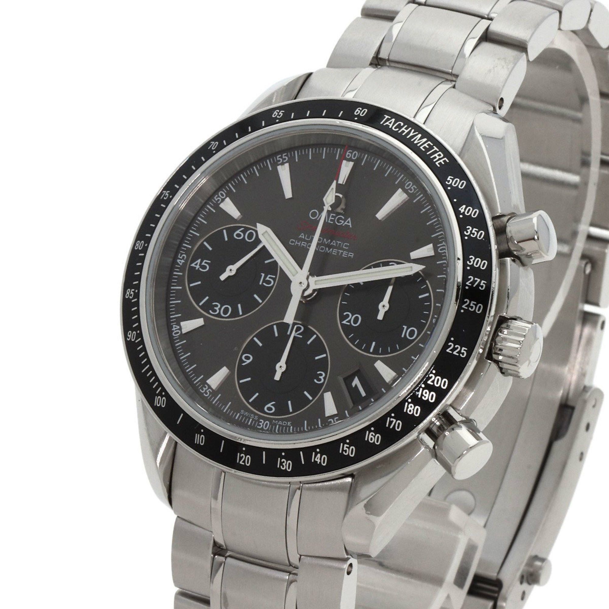 Omega Omega 323.30.40.40.06.001 Speedmaster Date Watch Stainless Steel SS Men's Size ONE SIZE - 3 Thumbnail