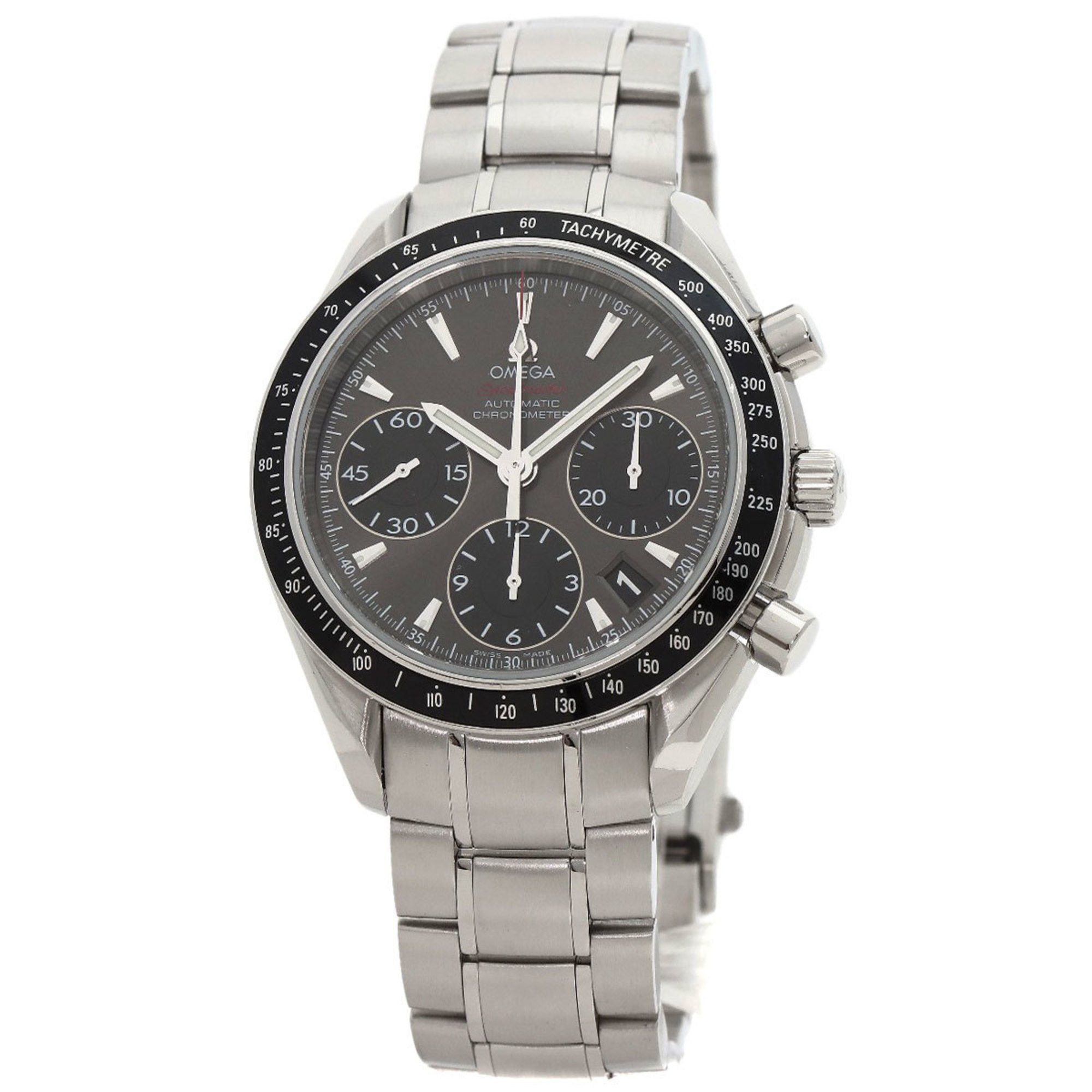 Omega Omega 323.30.40.40.06.001 Speedmaster Date Watch Stainless Steel SS Men's Size ONE SIZE - 11 Thumbnail