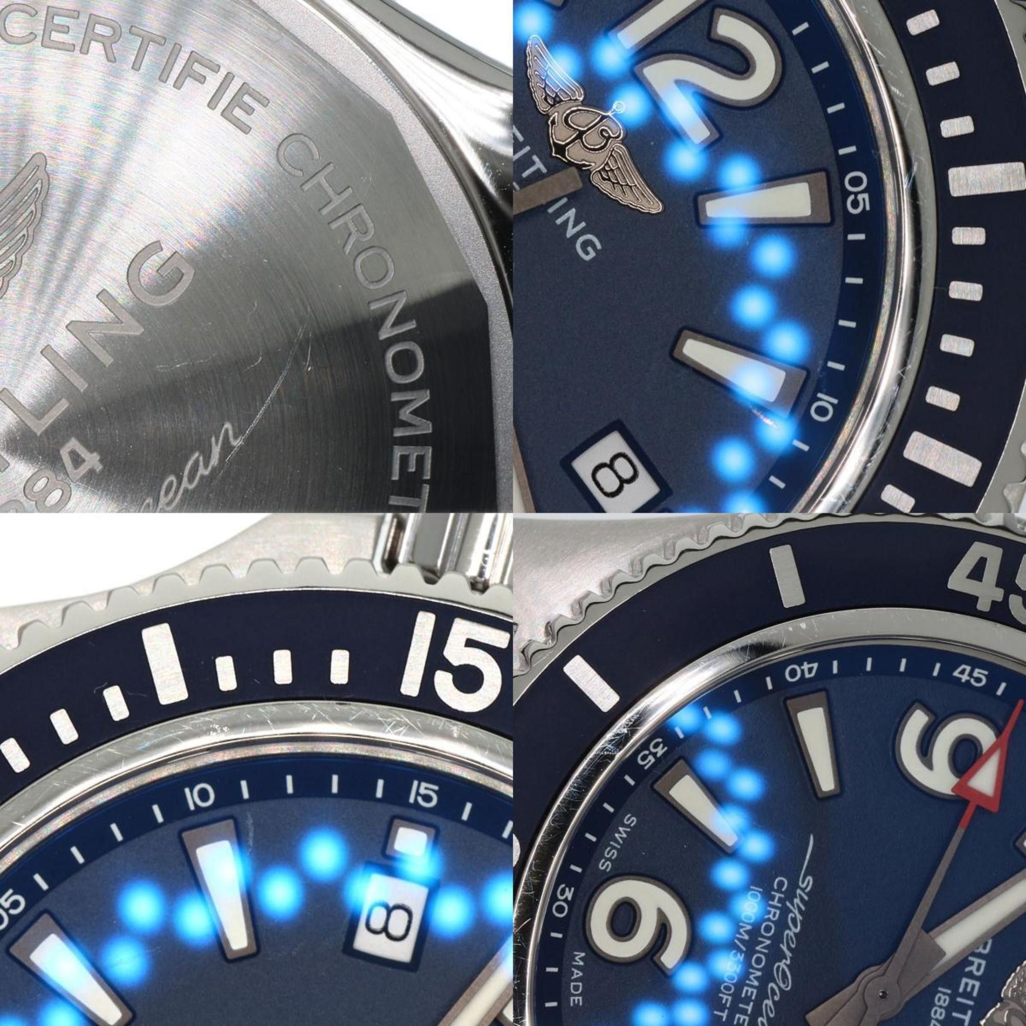 Breitling Breitling A17367 Superocean 44 Watch Stainless Steel Rubber Men's Size ONE SIZE - 8 Thumbnail