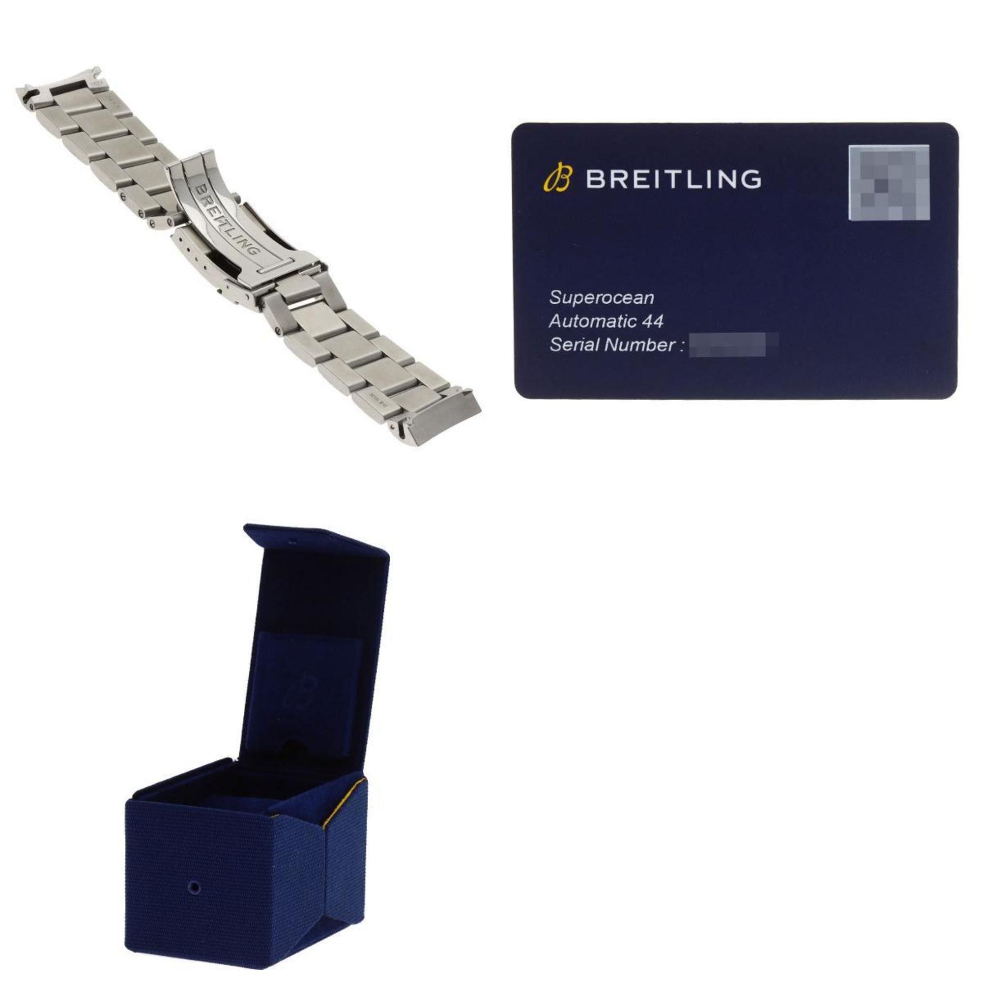 Breitling Breitling A17367 Superocean 44 Watch Stainless Steel Rubber Men's Size ONE SIZE - 10 Thumbnail