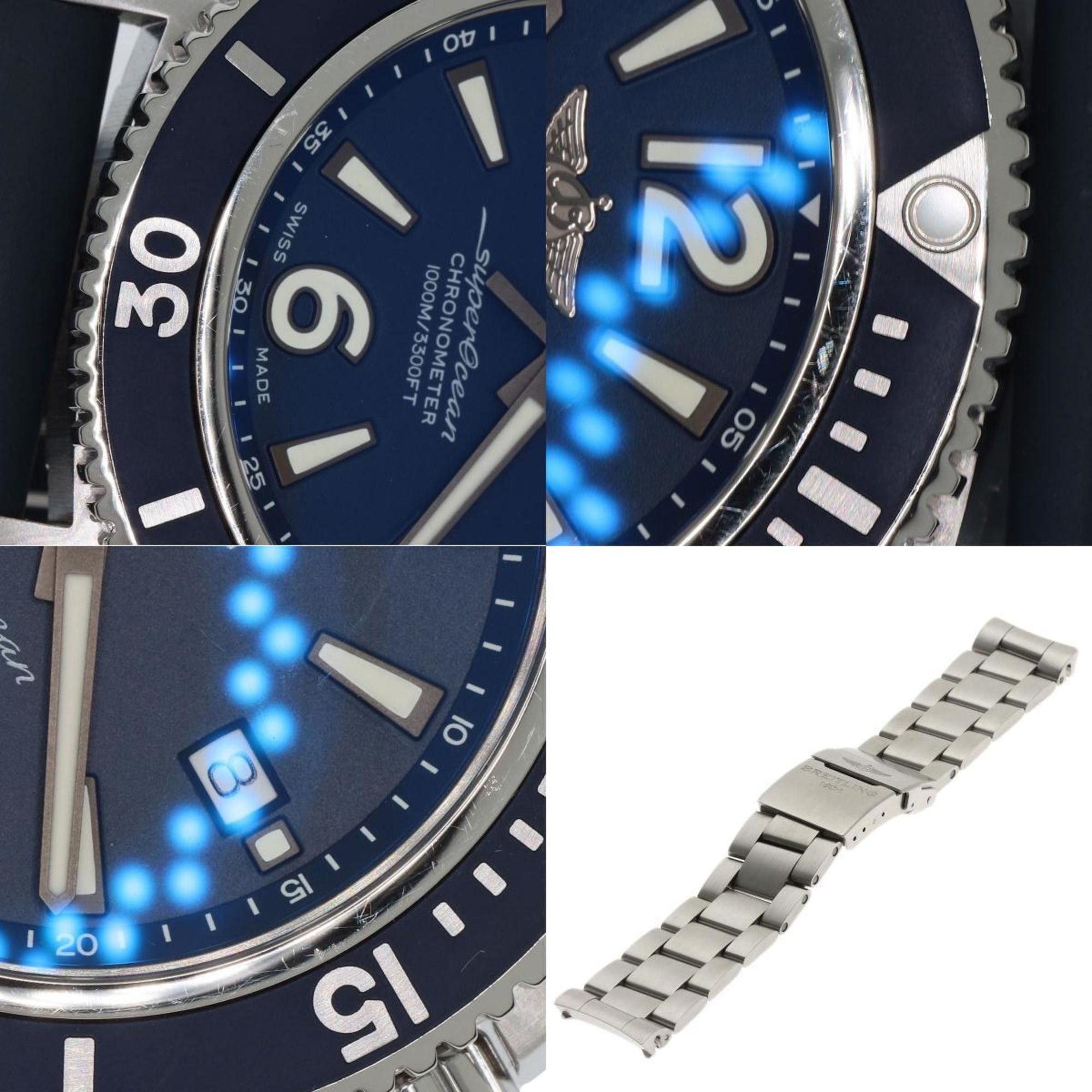Breitling Breitling A17367 Superocean 44 Watch Stainless Steel Rubber Men's Size ONE SIZE - 9 Thumbnail