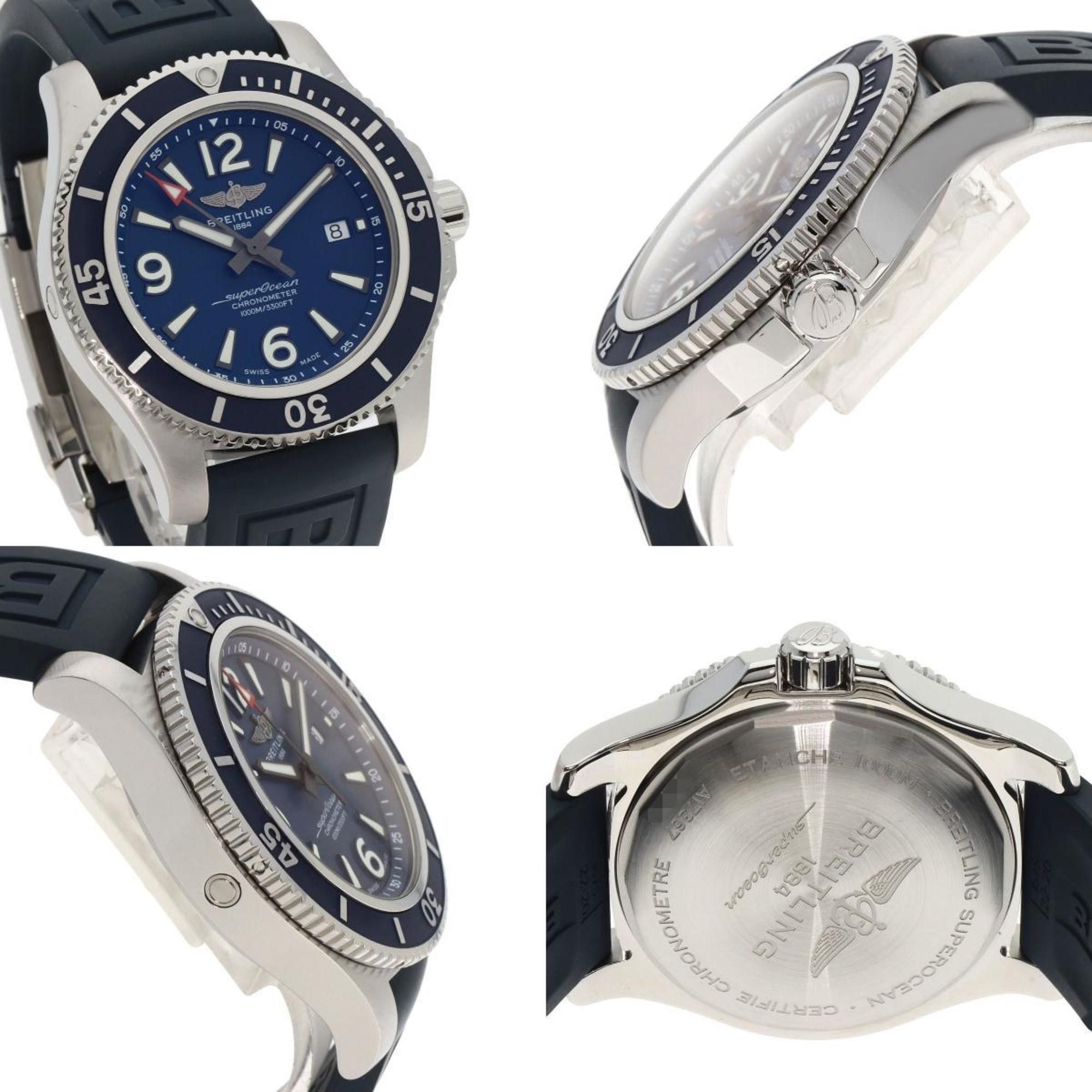 Breitling Breitling A17367 Superocean 44 Watch Stainless Steel Rubber Men's Size ONE SIZE - 4 Thumbnail