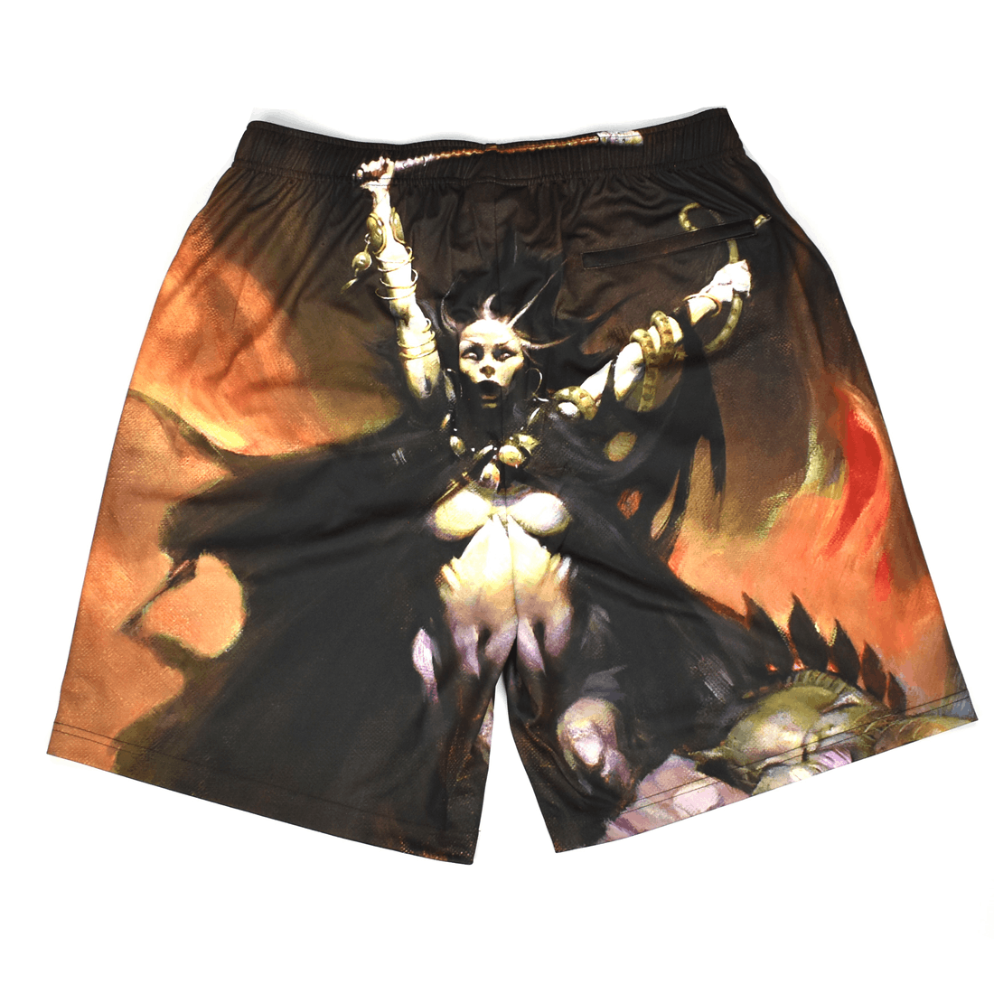 Supreme Supreme Frank Frazetta Artwork Print Soccer Shorts Size US 32 / EU 48 - 2 Thumbnail