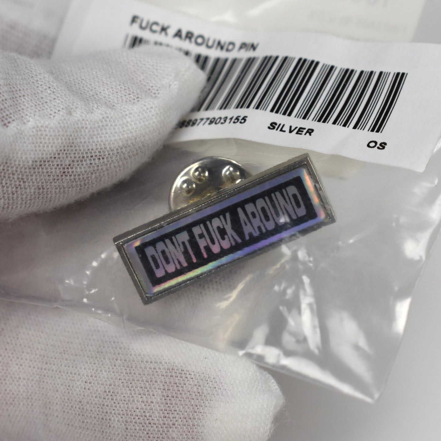 Supreme Supreme FW22 Don't Fuck Around Metal Pin Size ONE SIZE - 2 Thumbnail