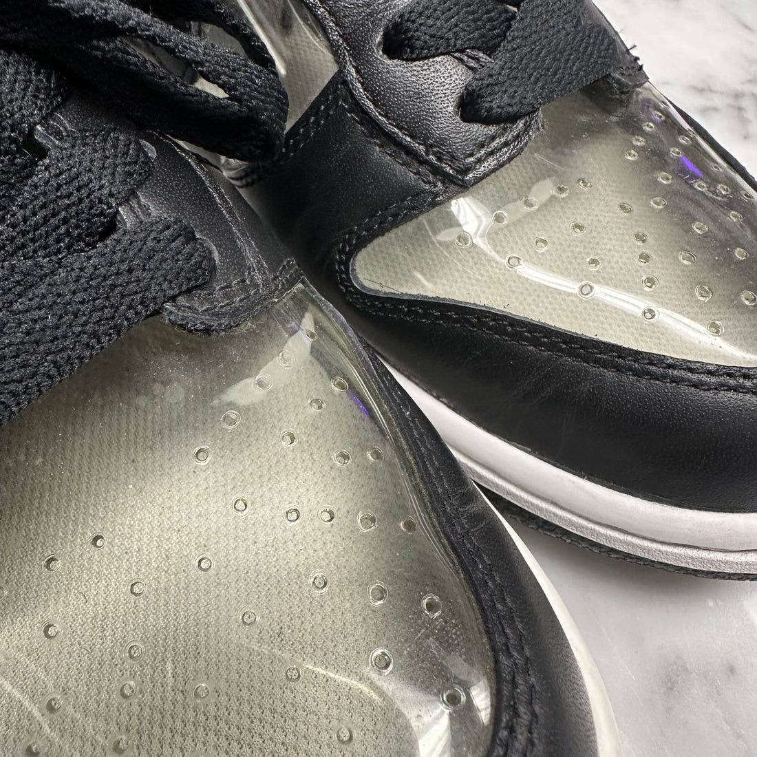 Comme des Garcons × Nike Comme des Garcons Nike Dunk Hi Retro CDG Clear 2017 Size US 8 / EU 41 - 12 Thumbnail