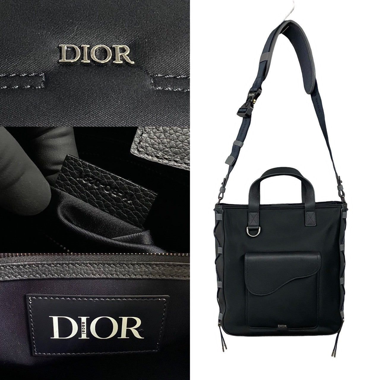 Dior Dior Shoulder Bag Black Synthetic Size ONE SIZE - 3 Thumbnail
