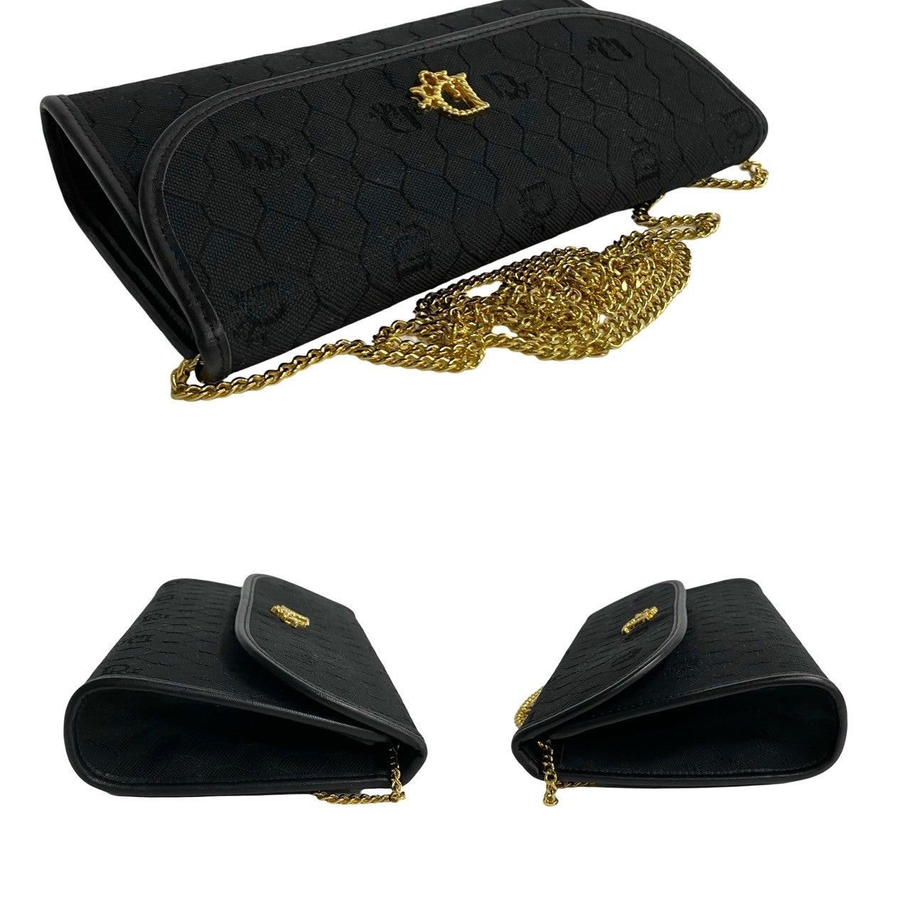 Dior Dior Shoulder Bag Black Cotton Size ONE SIZE - 5 Thumbnail