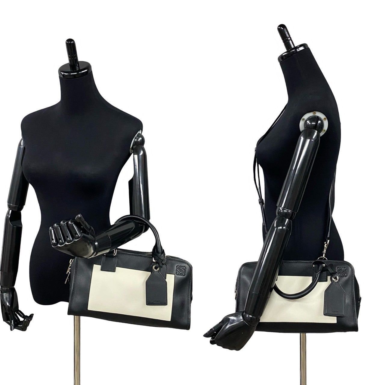 Loewe Loewe Shoulder Bag Black Leather Size ONE SIZE - 2 Thumbnail
