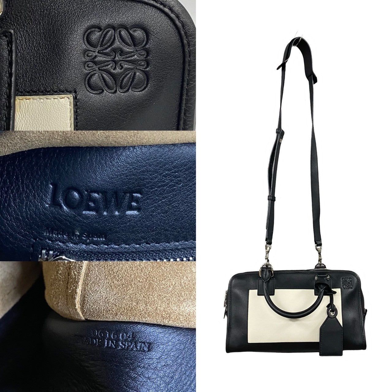 Loewe Loewe Shoulder Bag Black Leather Size ONE SIZE - 3 Thumbnail