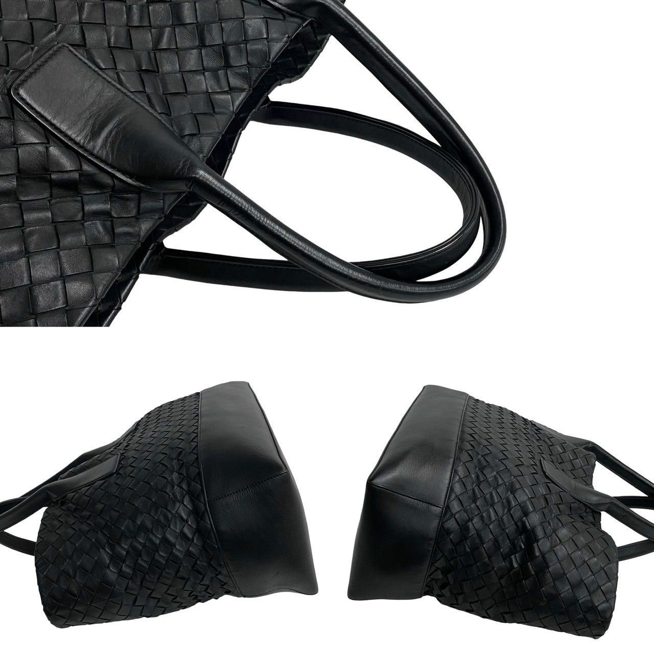 Bottega Veneta Bottega Veneta Tote Bag Black Leather Size ONE SIZE - 6 Thumbnail