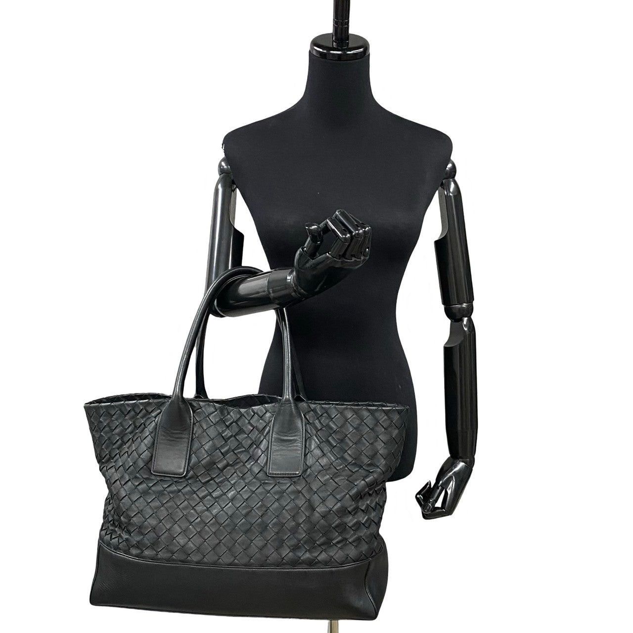 Bottega Veneta Bottega Veneta Tote Bag Black Leather Size ONE SIZE - 2 Thumbnail