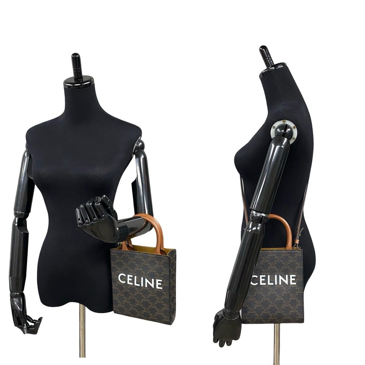 Celine Celine Shoulder Bag Brown Leather Size ONE SIZE - 2 Thumbnail