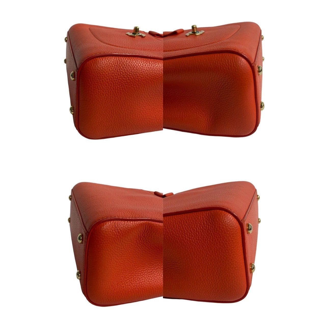 Chanel Chanel Shoulder Bag Orange Leather Size ONE SIZE - 7 Thumbnail