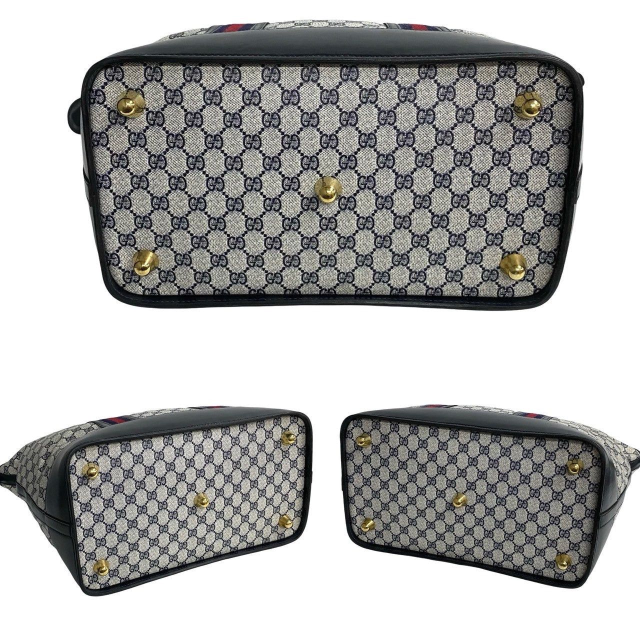Gucci Gucci Handbag Blue Leather Size ONE SIZE - 7 Thumbnail