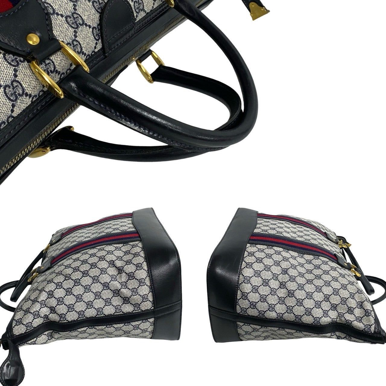 Gucci Gucci Handbag Blue Leather Size ONE SIZE - 6 Thumbnail